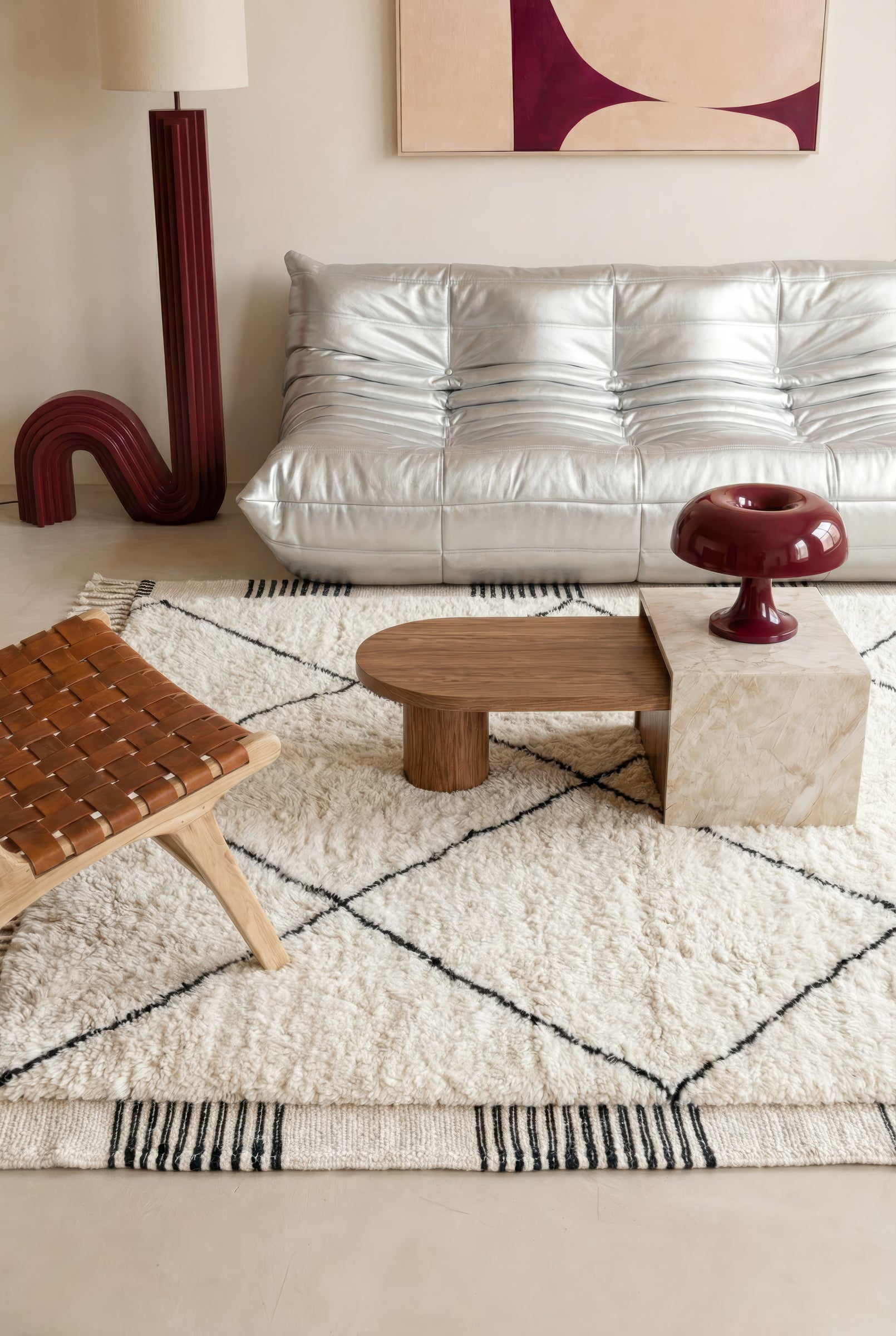 Tapis berbère M'rirt - n°1919