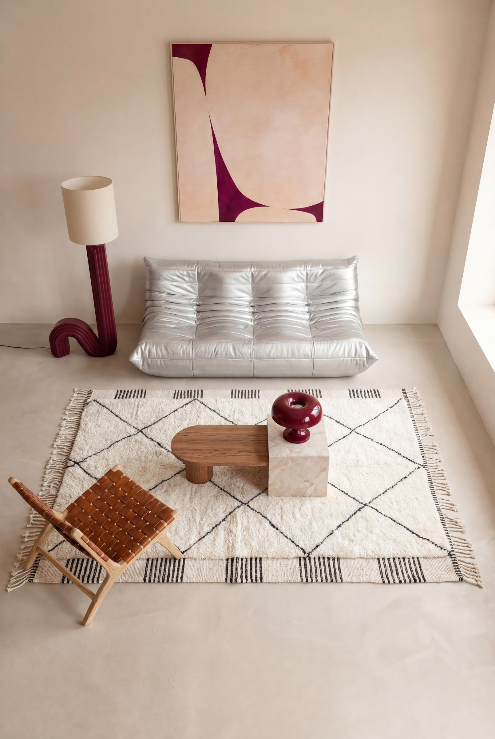 Tapis berbère M'rirt - n°1919