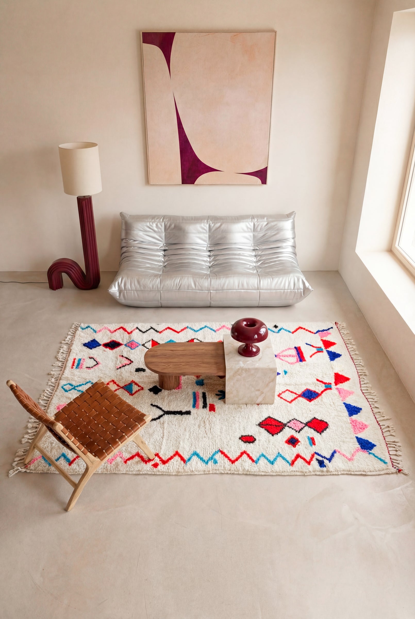 Bunter Berberteppich 172 x 285 cm – Nr. 1386