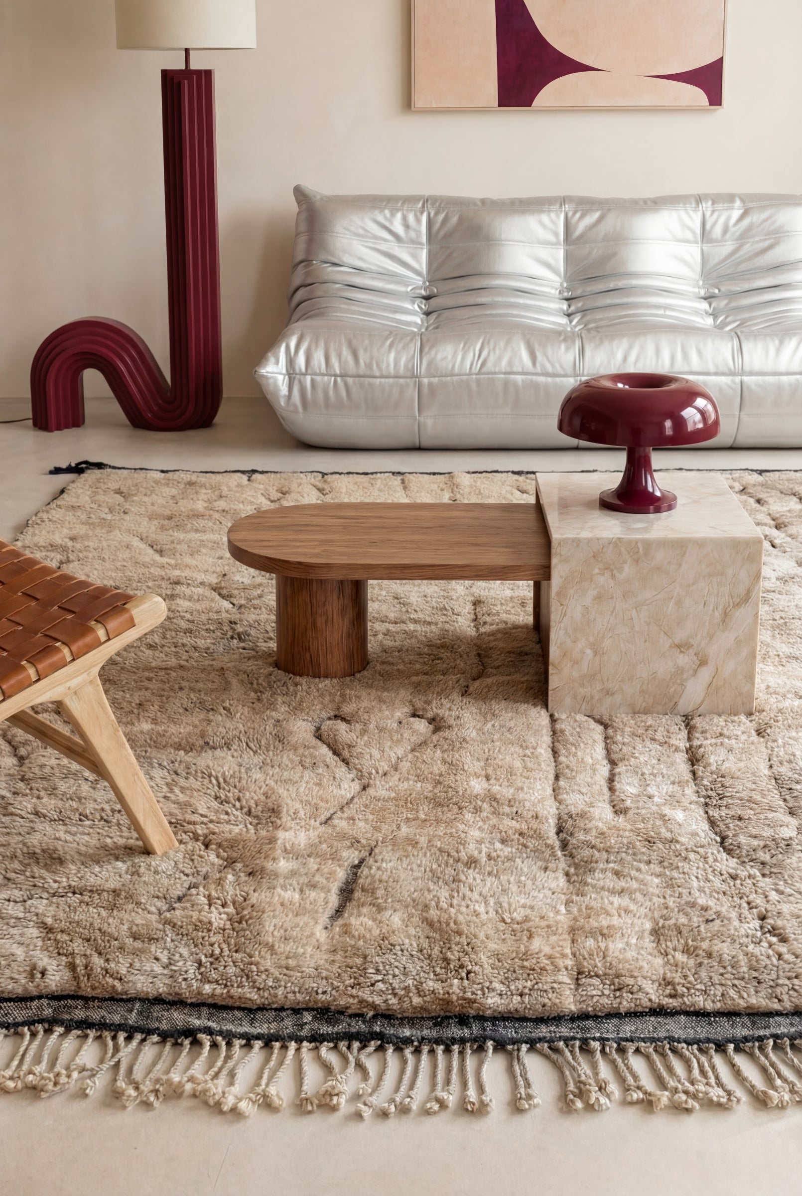 Tapis berbère M'rirt - n°835