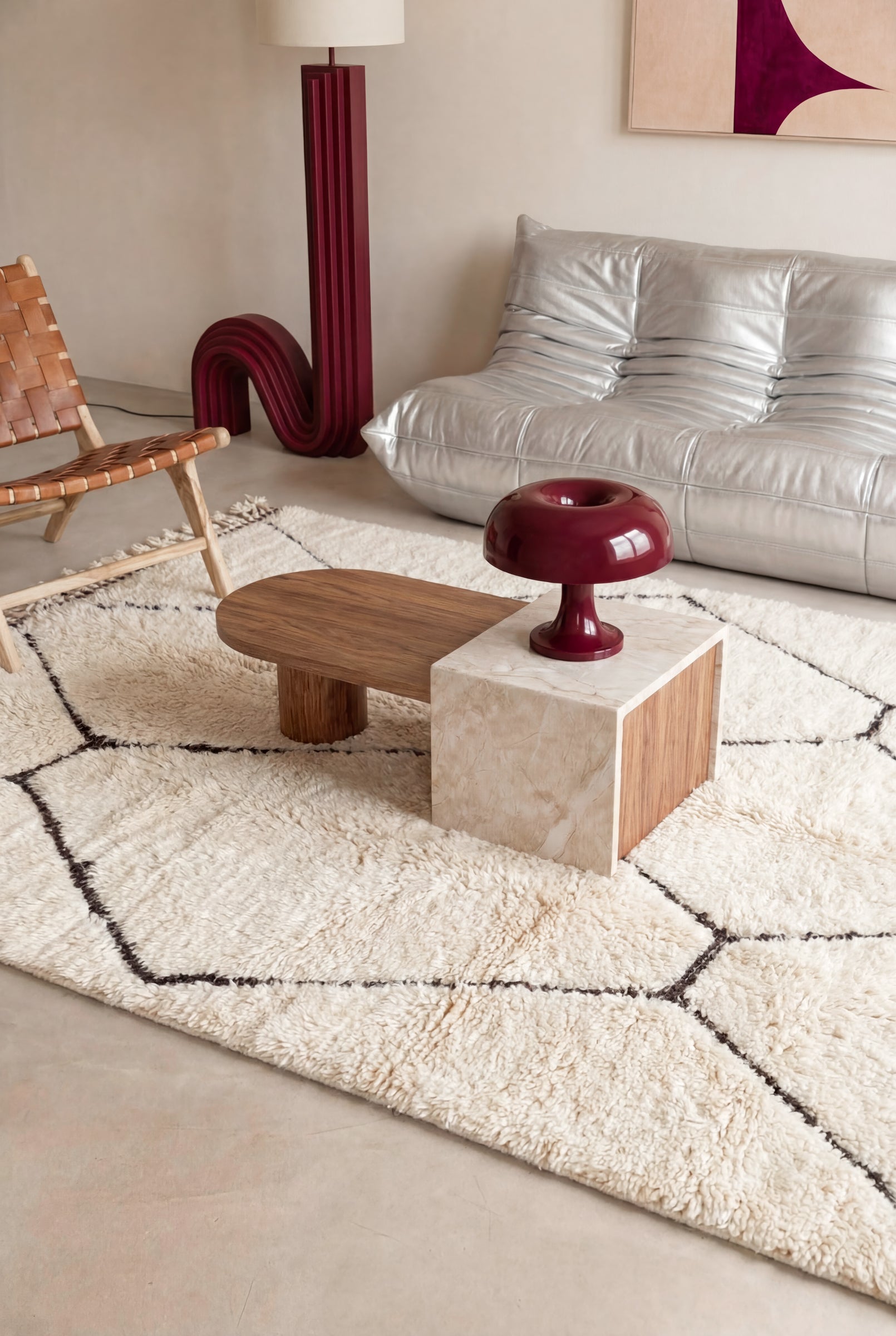 Tapis berbère M'rirt - n°912