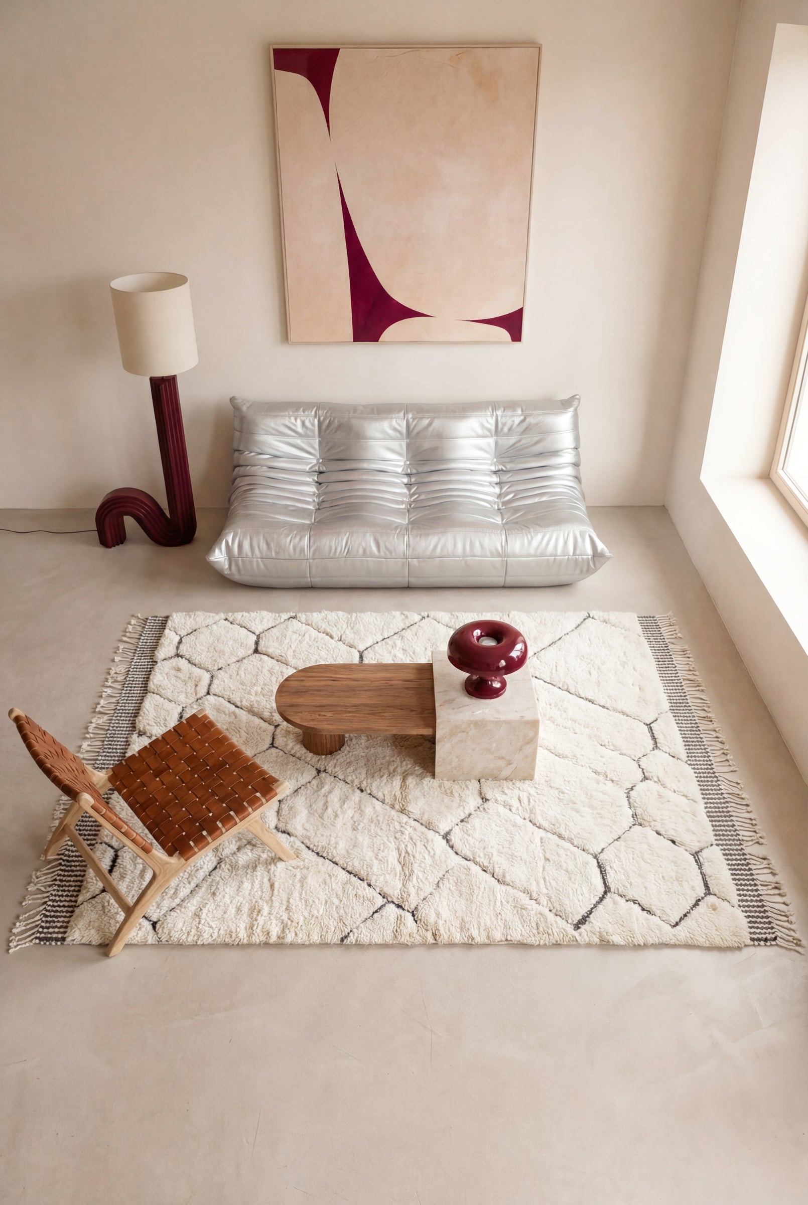 Tapis berbère M'rirt - n°931