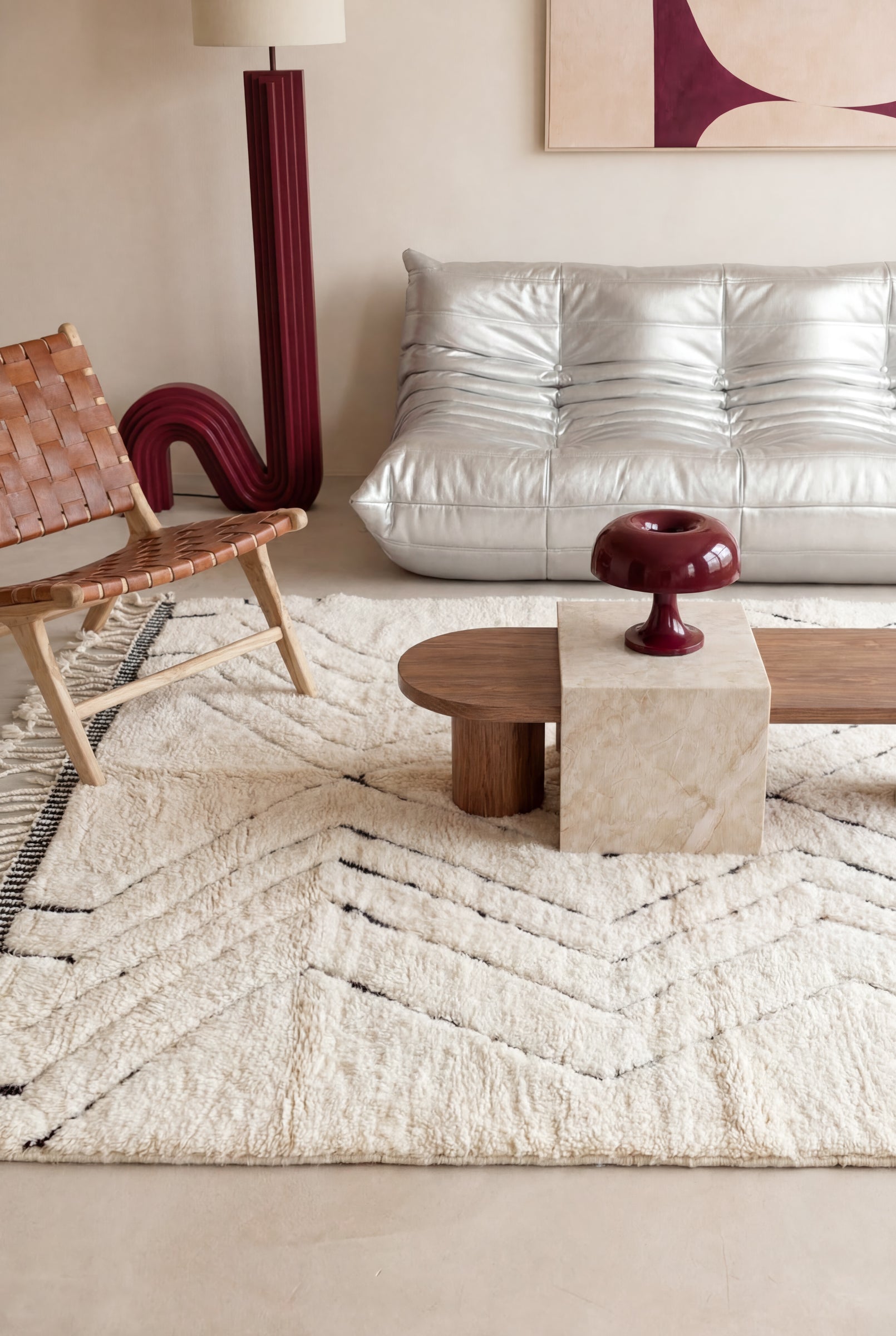 Tapis berbère M'rirt - n°932