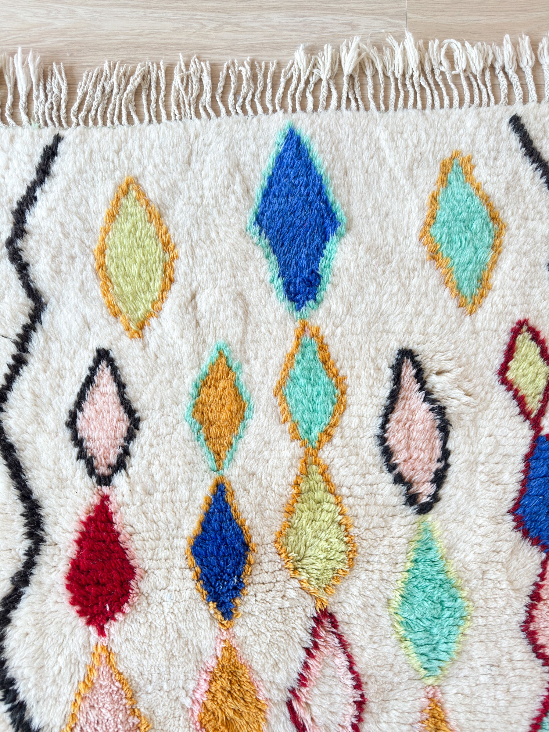 Colorful Berber rug 112 x 167 cm - No. 2531