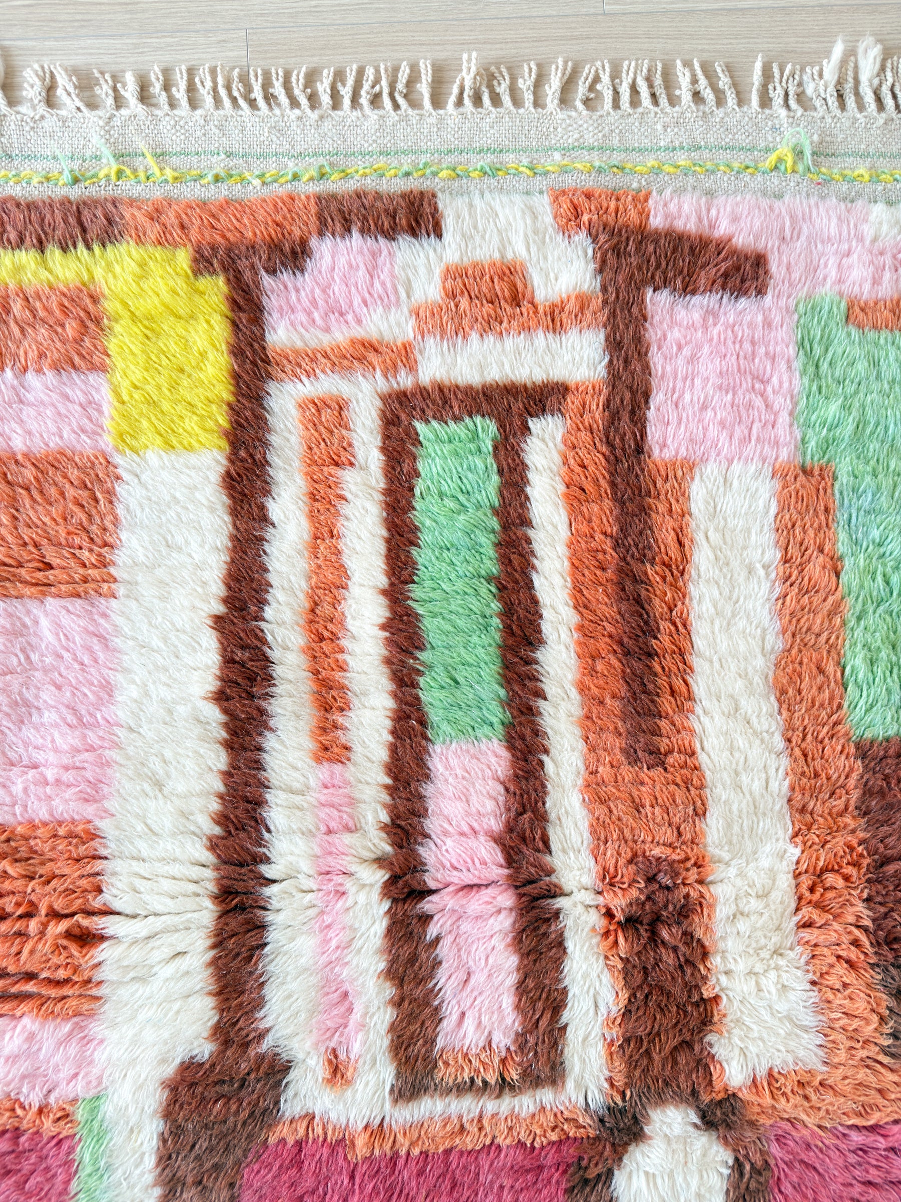 Colorful Berber rug 96 x 168 cm - No. 2505