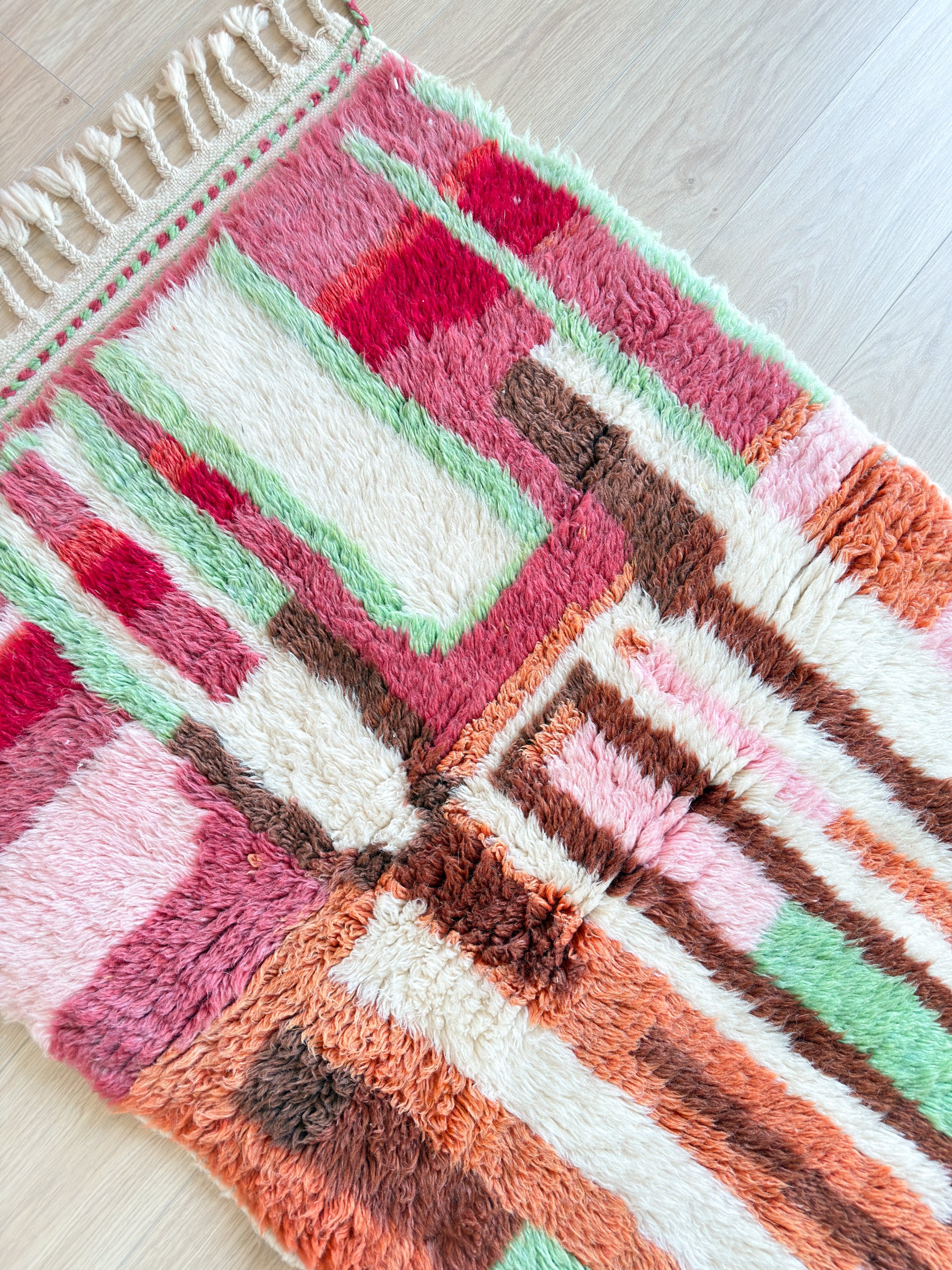 Colorful Berber rug 96 x 168 cm - No. 2505