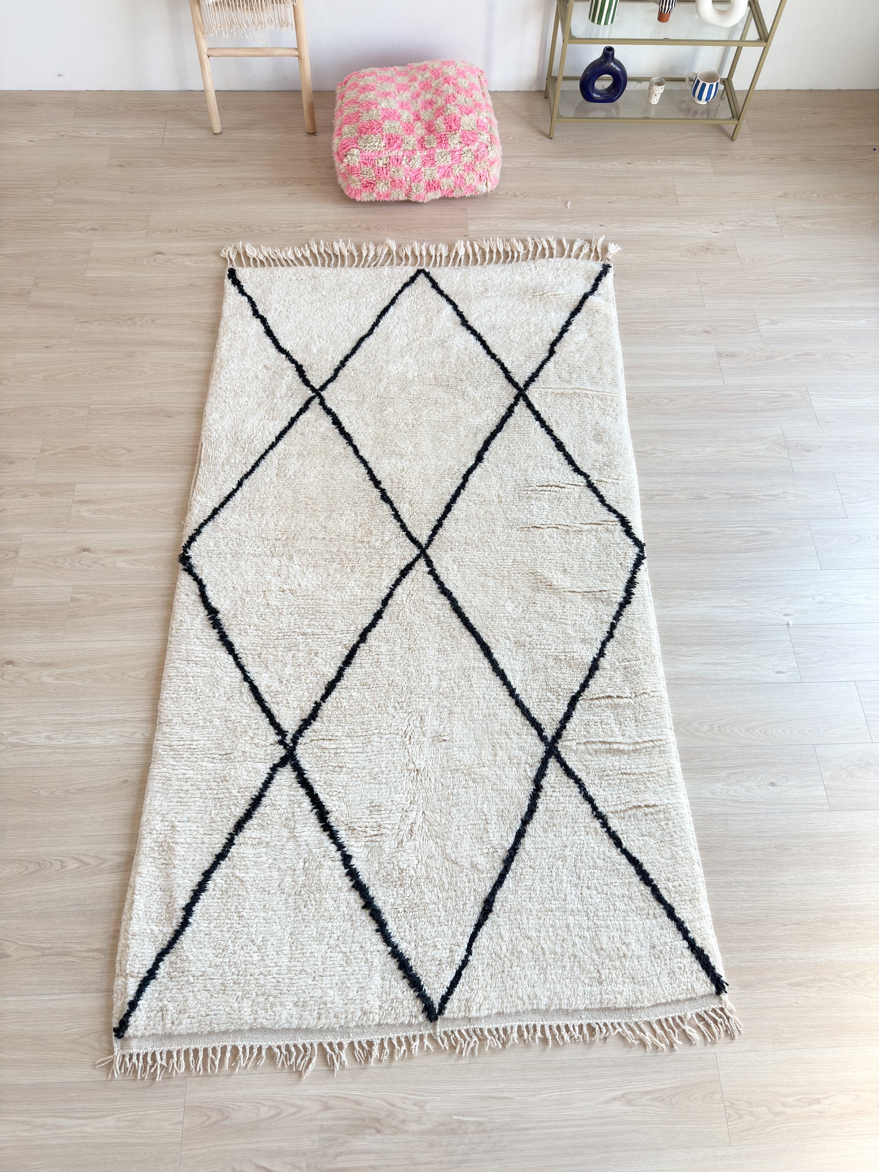 Tapis Beni Ouarain 150 x 280 cm - n°2517