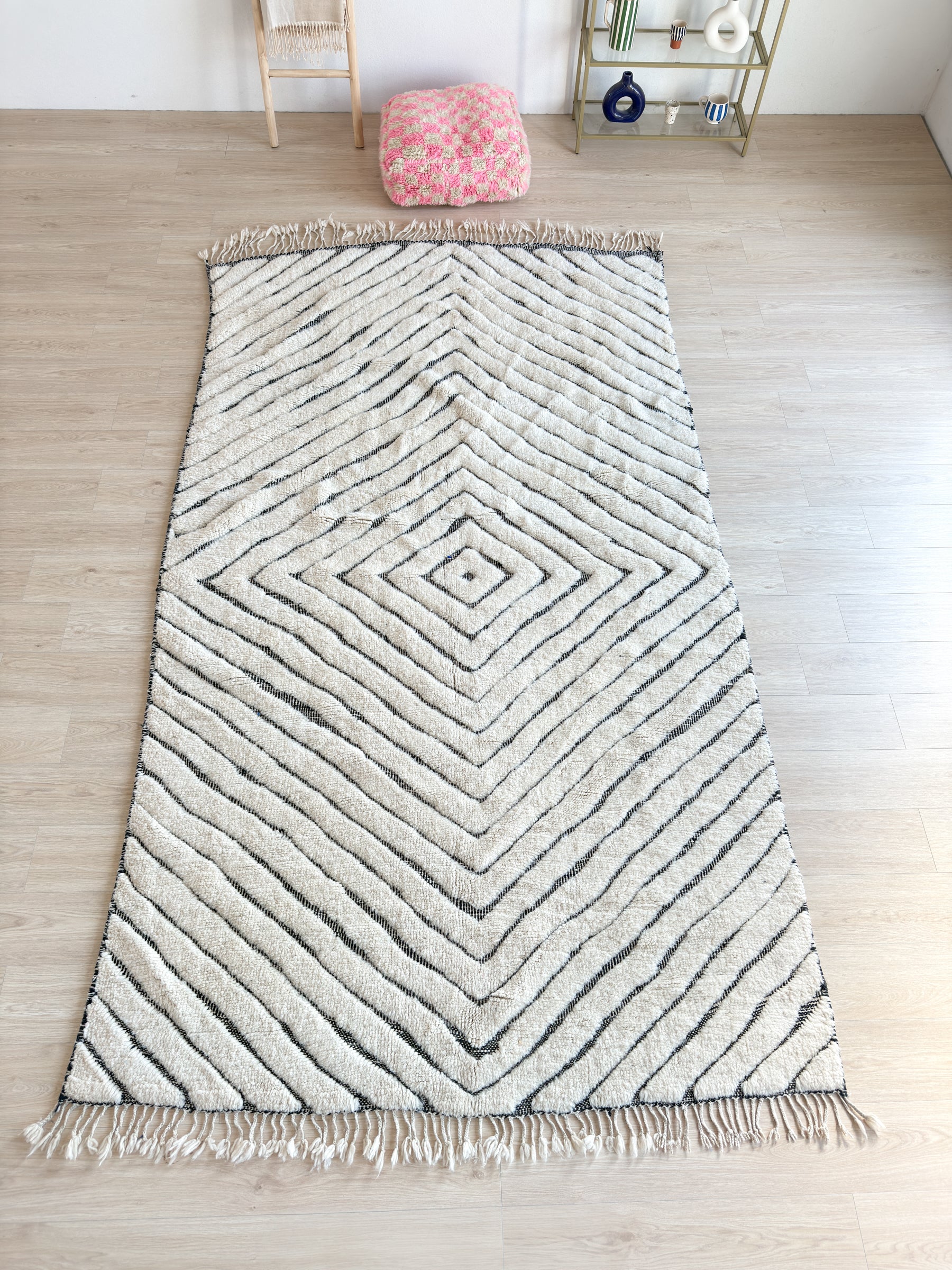 Tapis Beni Ouarain 195 x 360 cm - n°2501