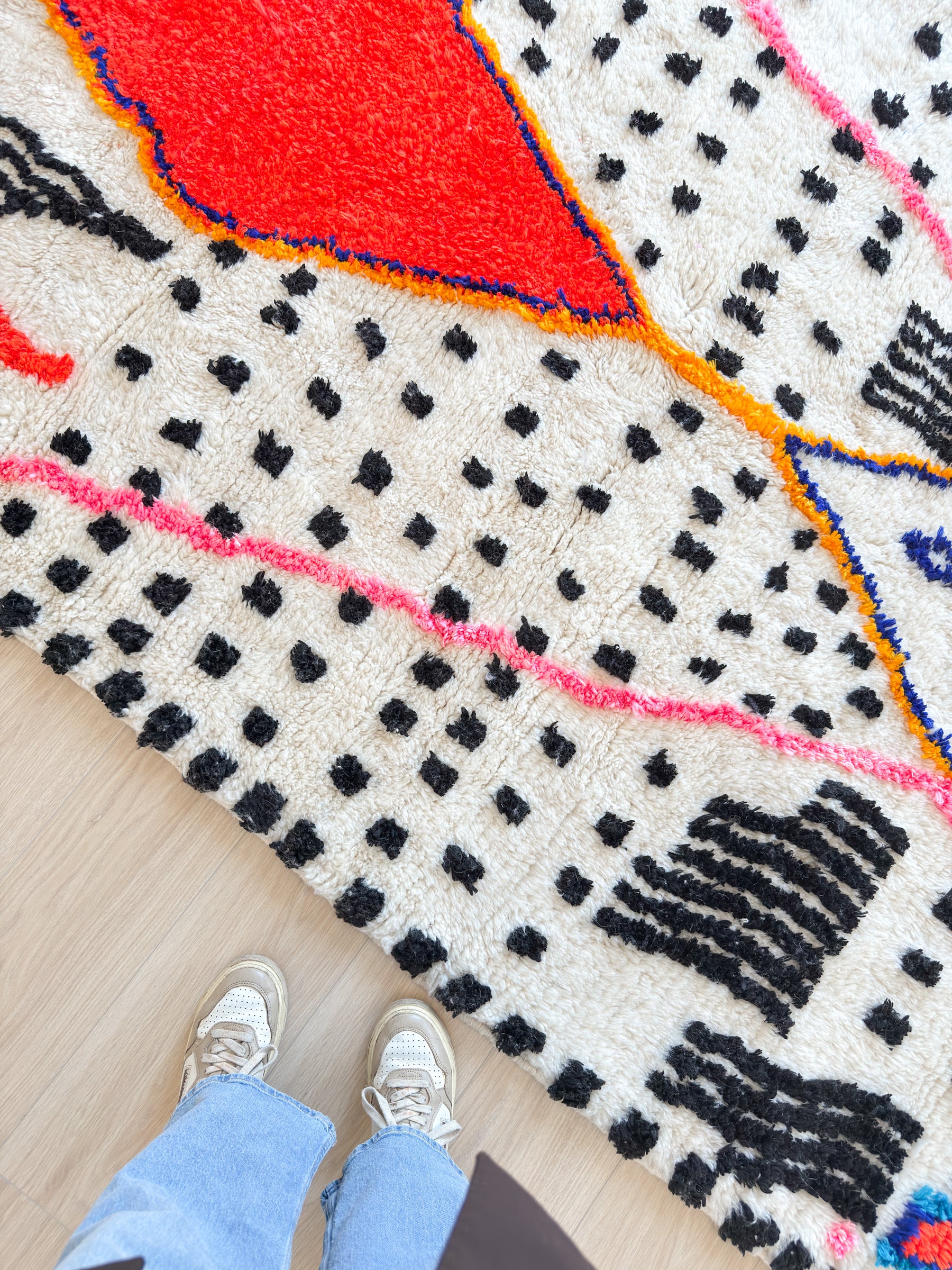 Tapis berbère coloré 155 x 260 cm - n°2497