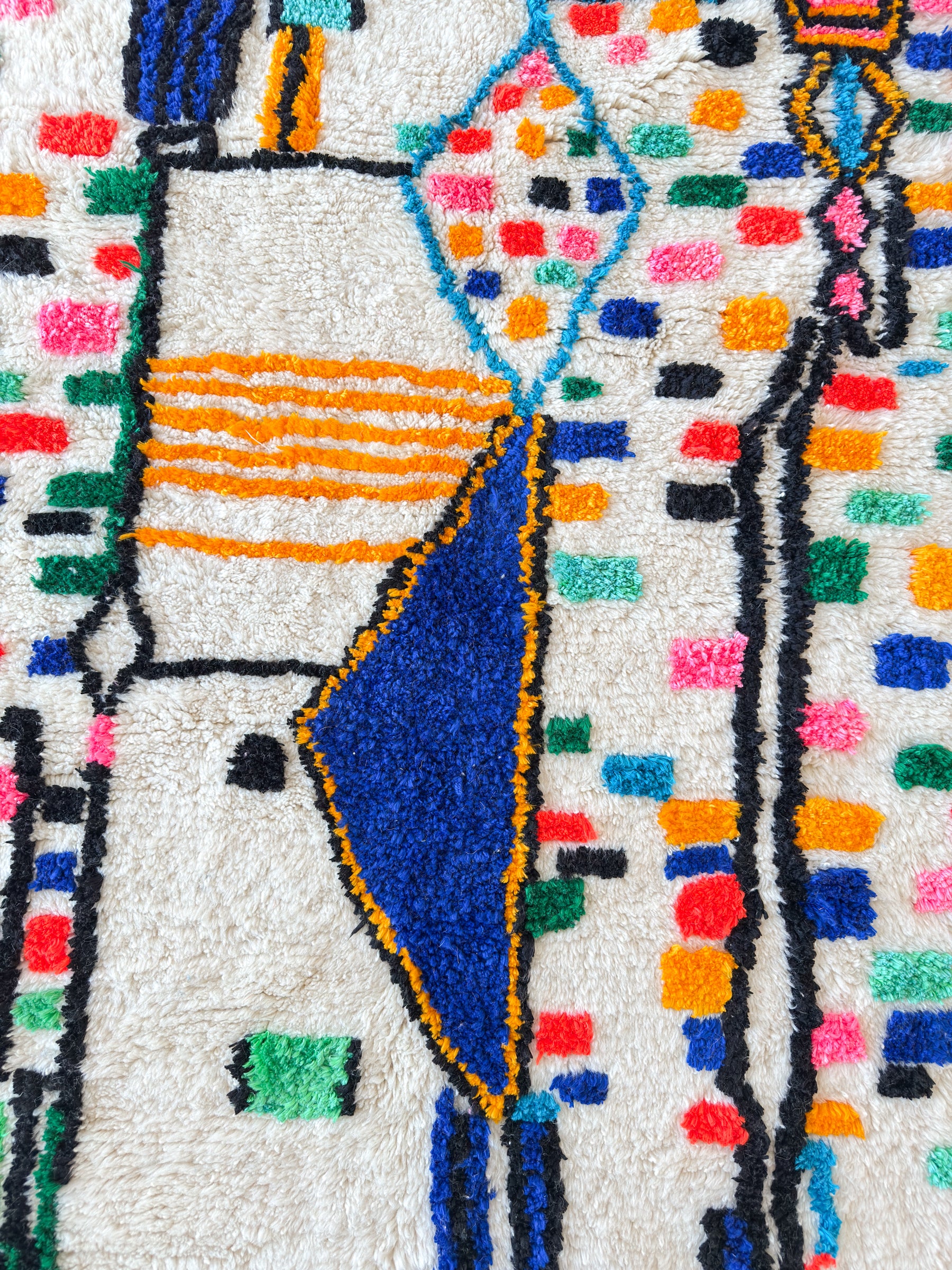 Tapis berbère coloré 153 x 267 cm - n°2489