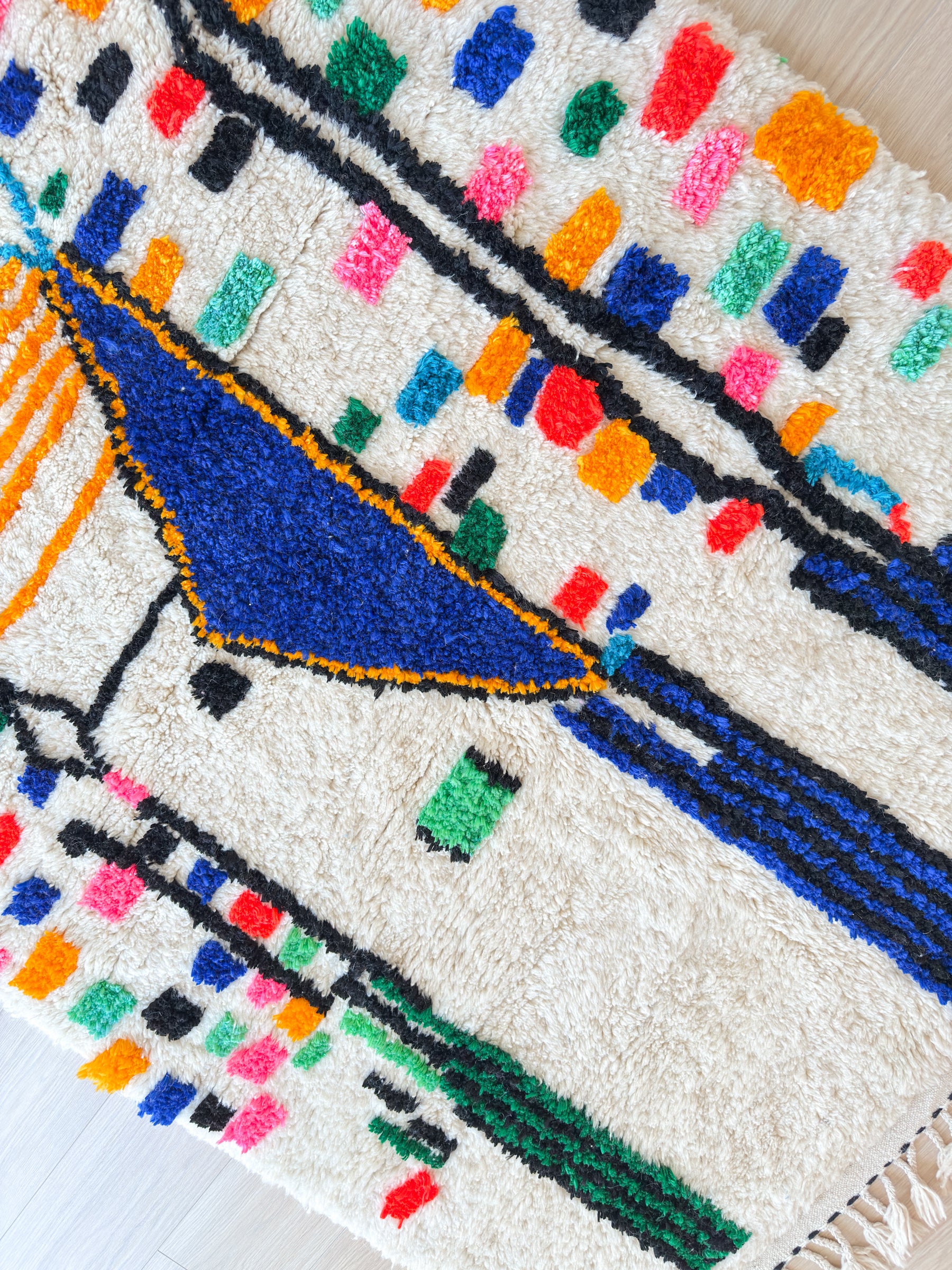 Tapis berbère coloré 153 x 267 cm - n°2489