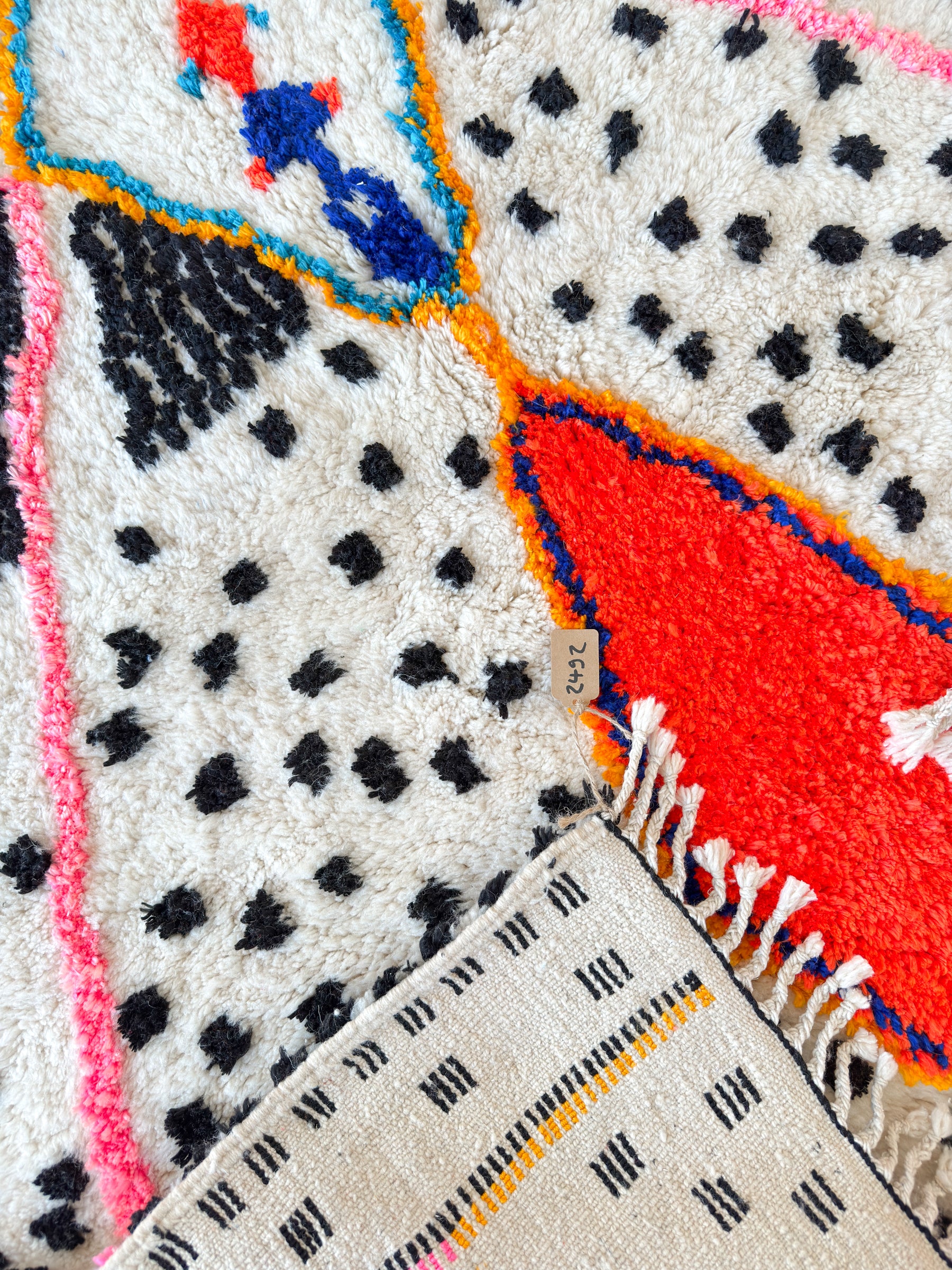 Tapis berbère coloré 157 x 220 cm - n°2492