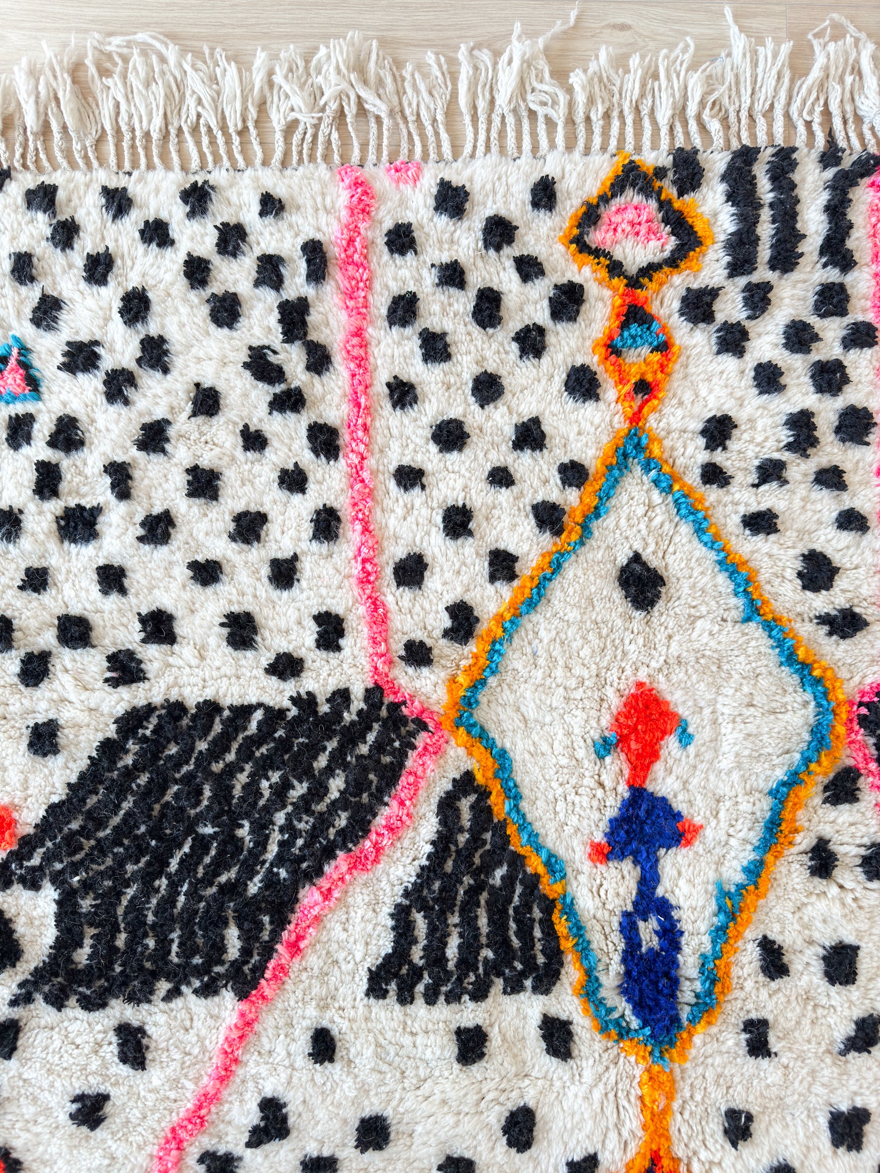 Tapis berbère coloré 157 x 220 cm - n°2492