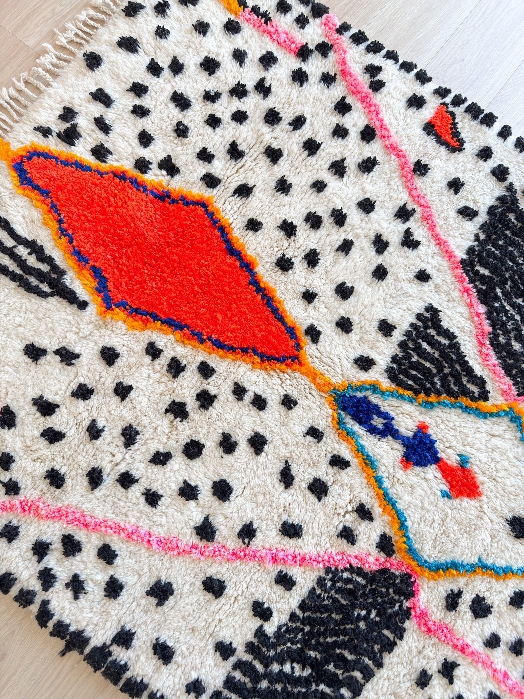 Tapis berbère coloré 157 x 220 cm - n°2492