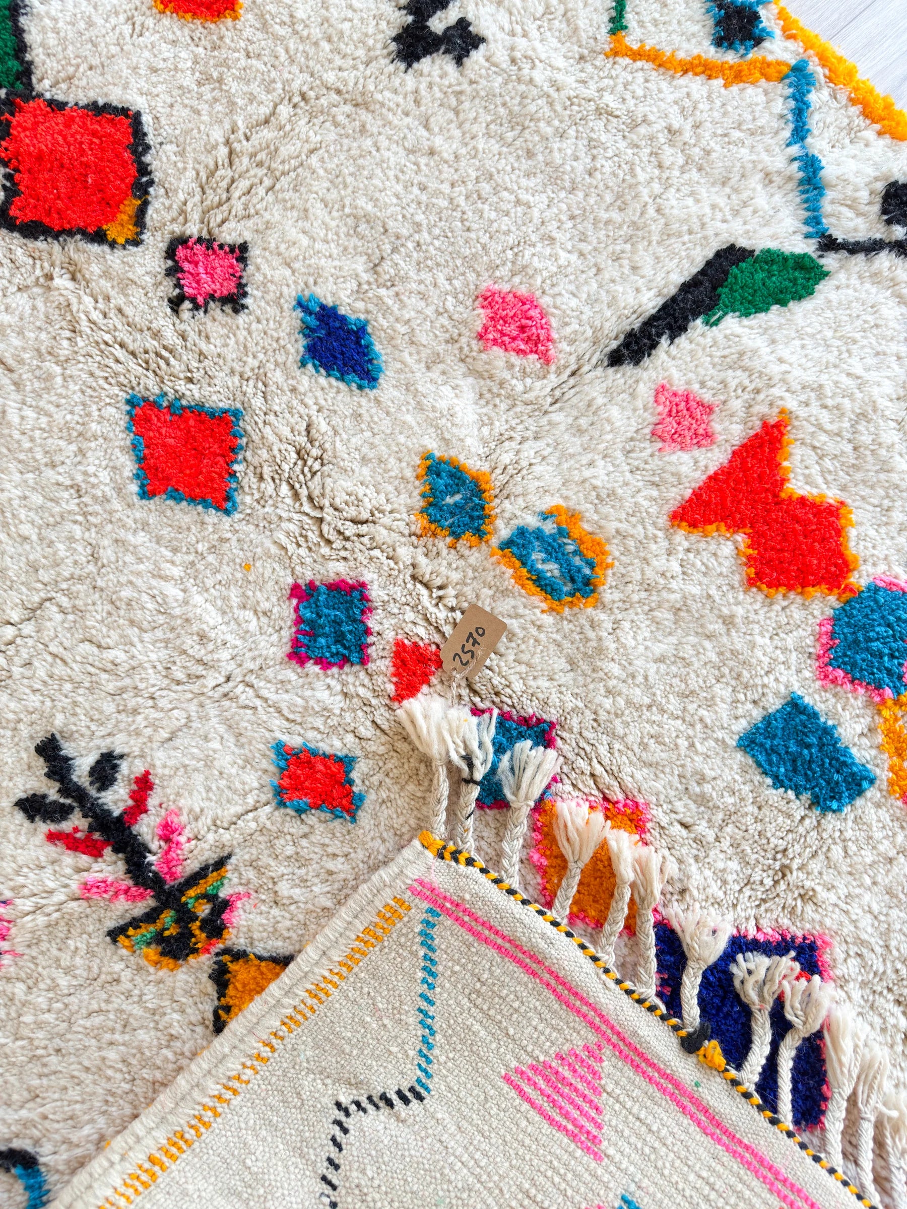Tapis berbère coloré 147 x 233 cm - n°2570