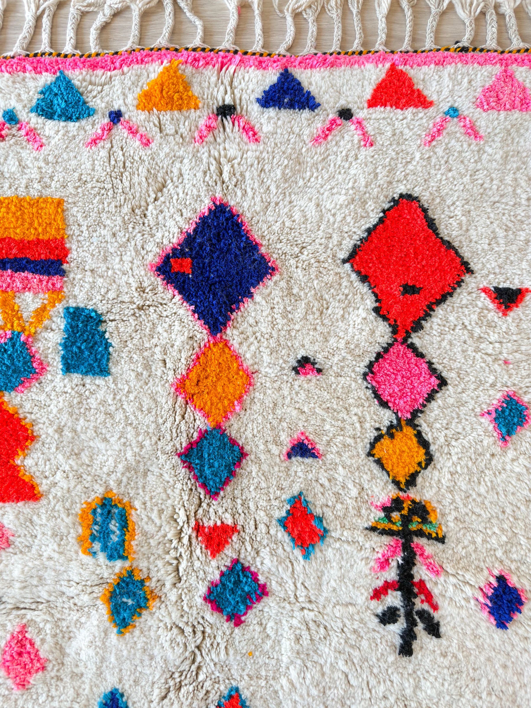 Tapis berbère coloré 147 x 233 cm - n°2570