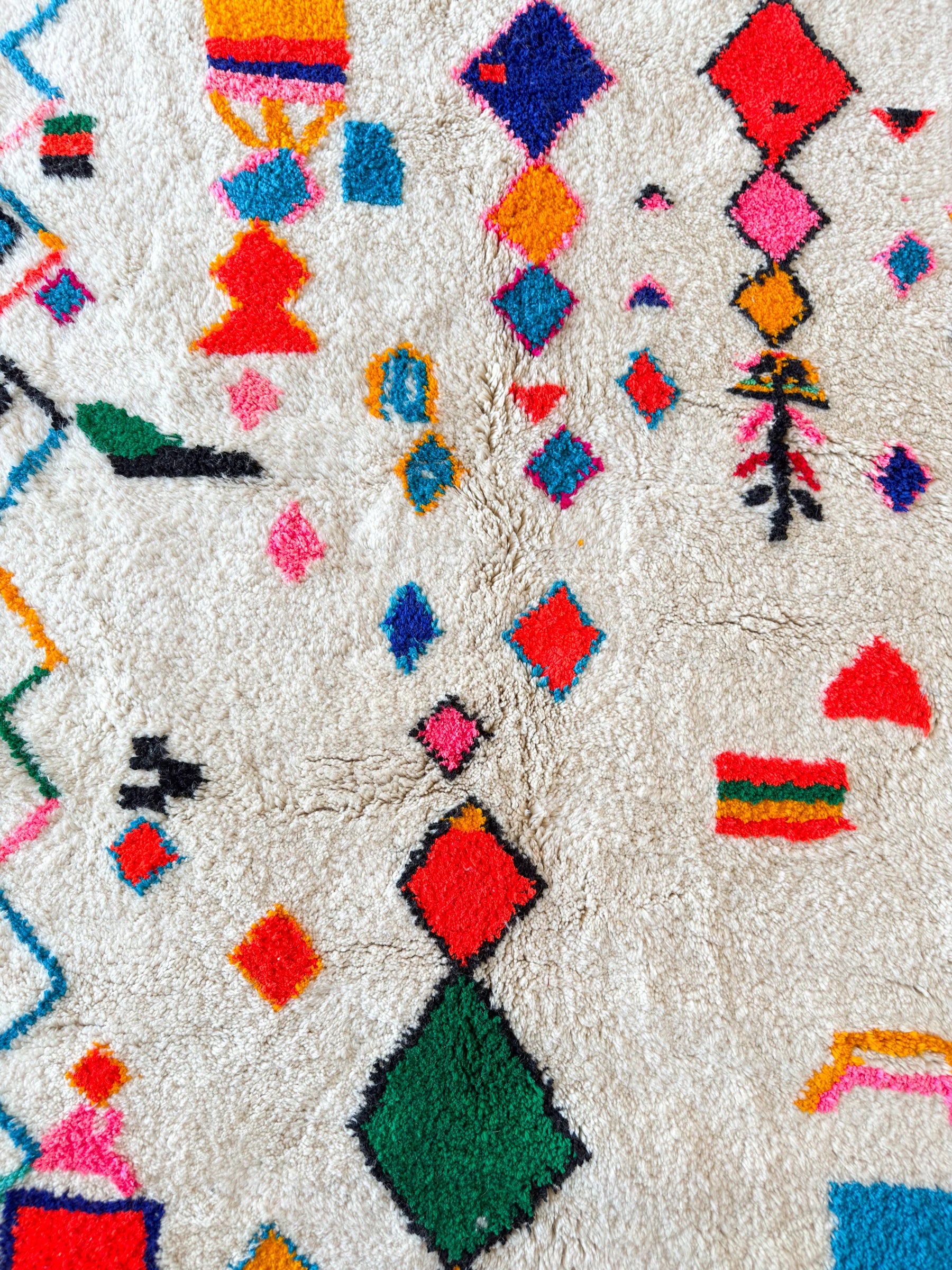 Tapis berbère coloré 147 x 233 cm - n°2570