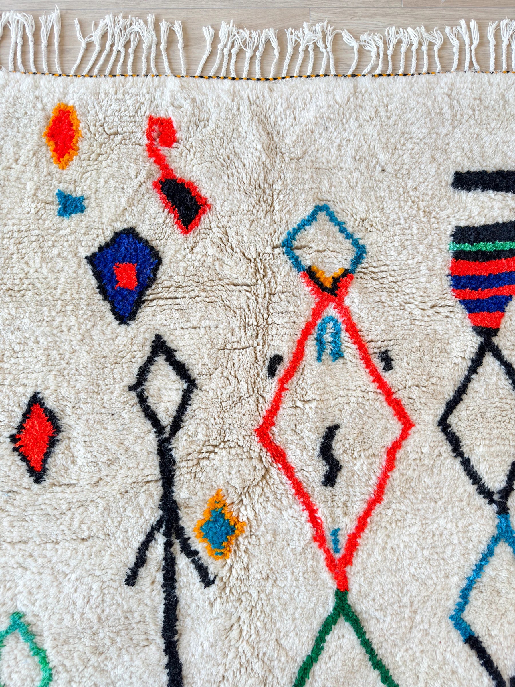 Tapis berbère coloré 147 x 214 cm - n°2556