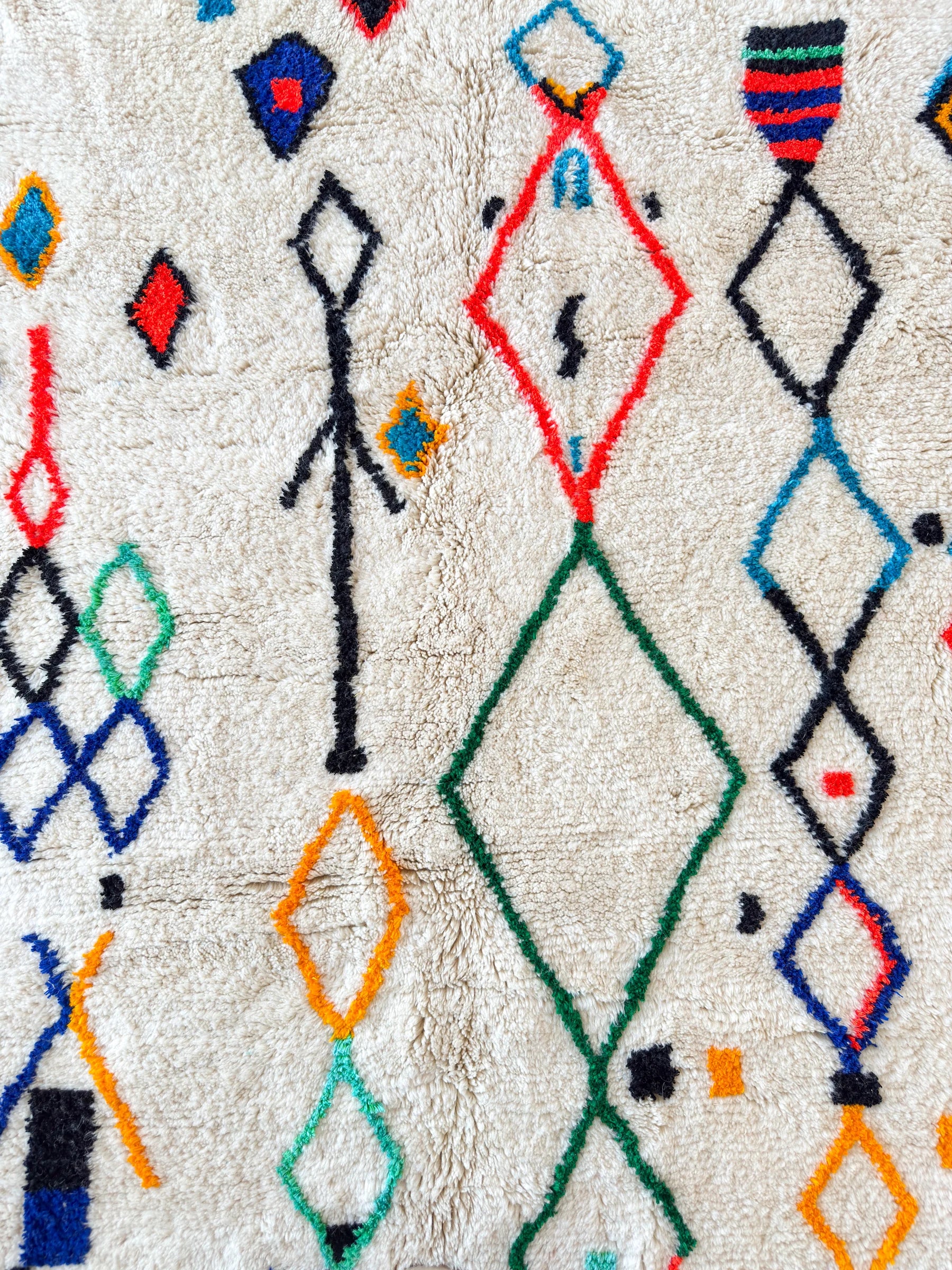 Tapis berbère coloré 147 x 214 cm - n°2556