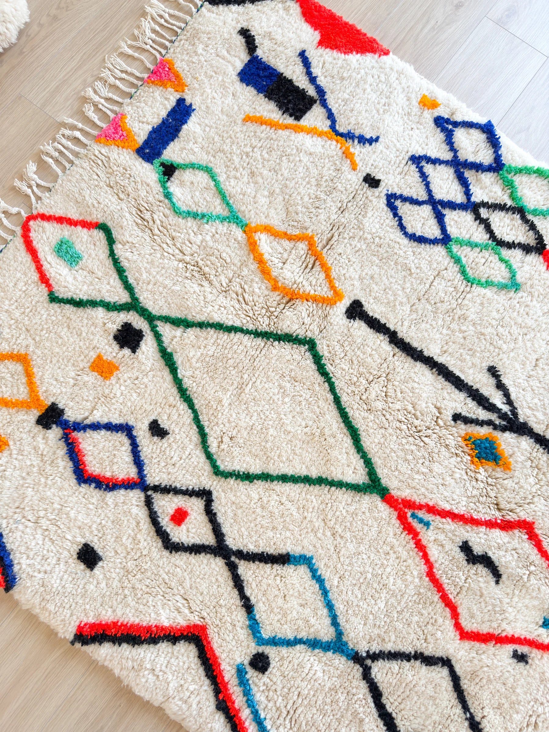 Tapis berbère coloré 147 x 214 cm - n°2556
