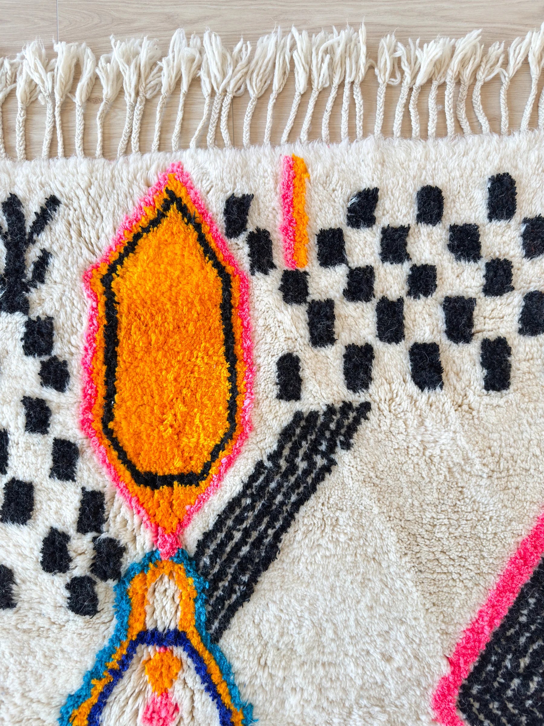 Tapis berbère coloré 153 x 231 cm - n°2538