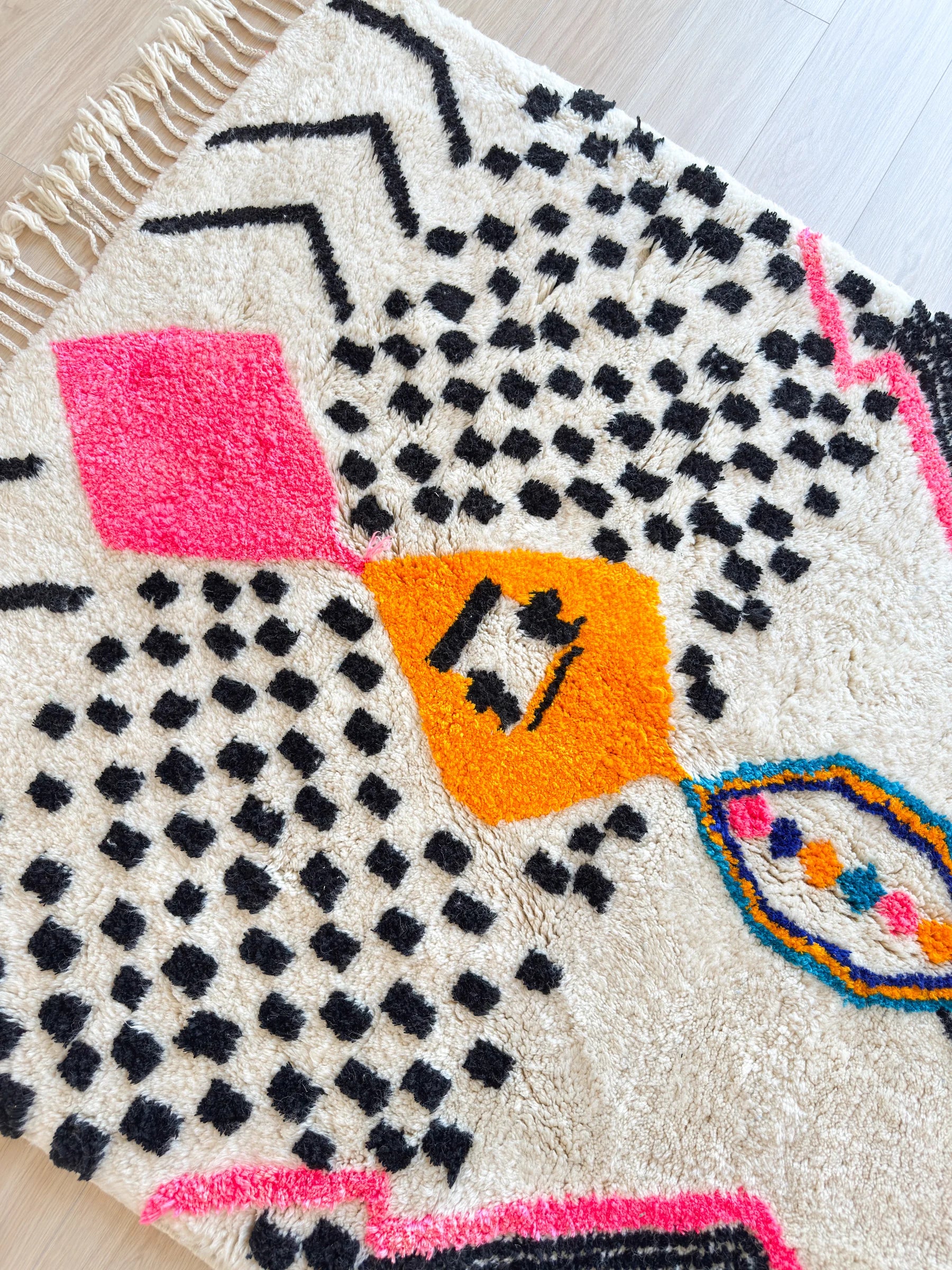 Tapis berbère coloré 153 x 231 cm - n°2538