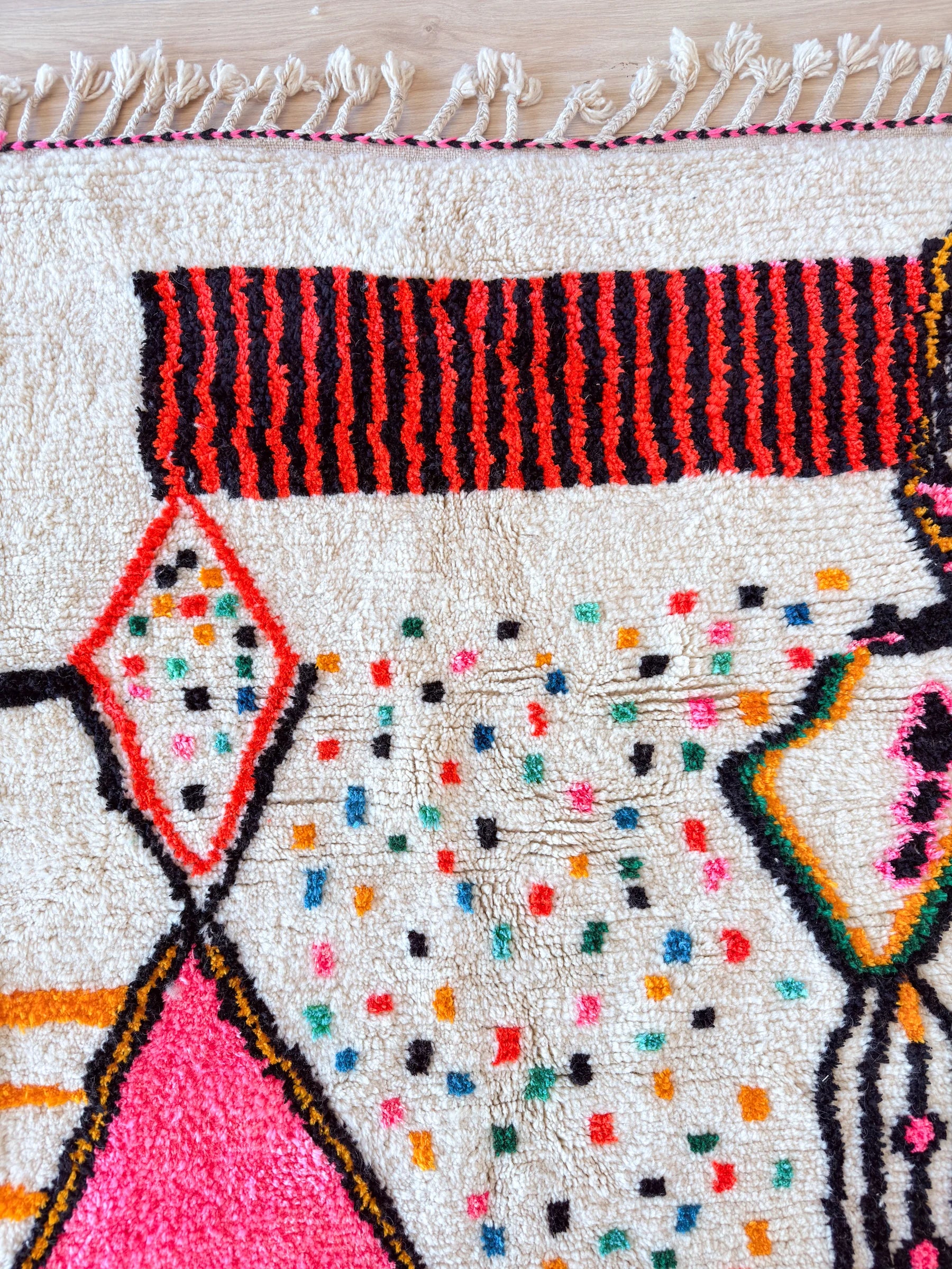 Tapis berbère coloré 255 x 362 cm - n°2541