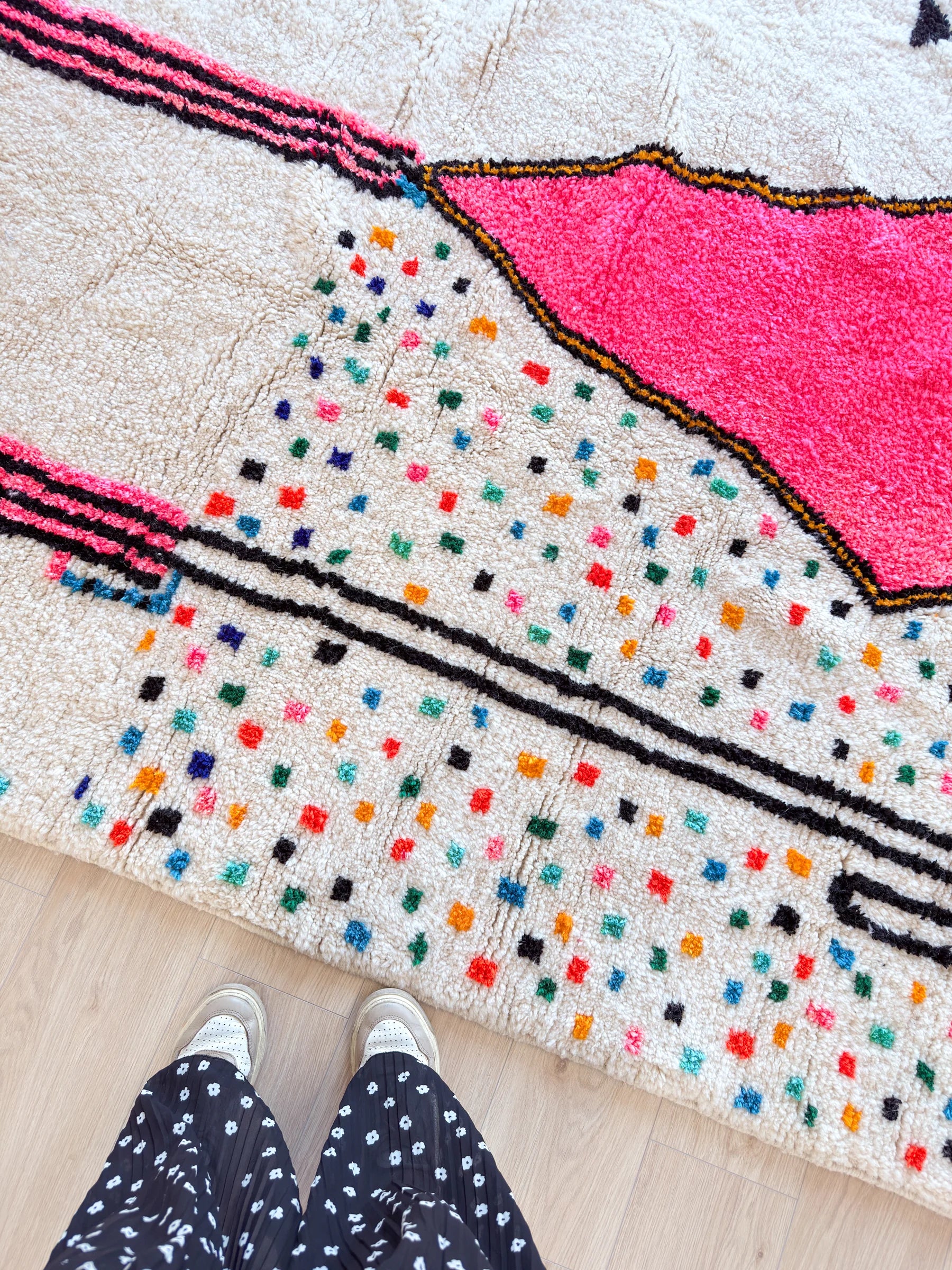 Tapis berbère coloré 255 x 362 cm - n°2541