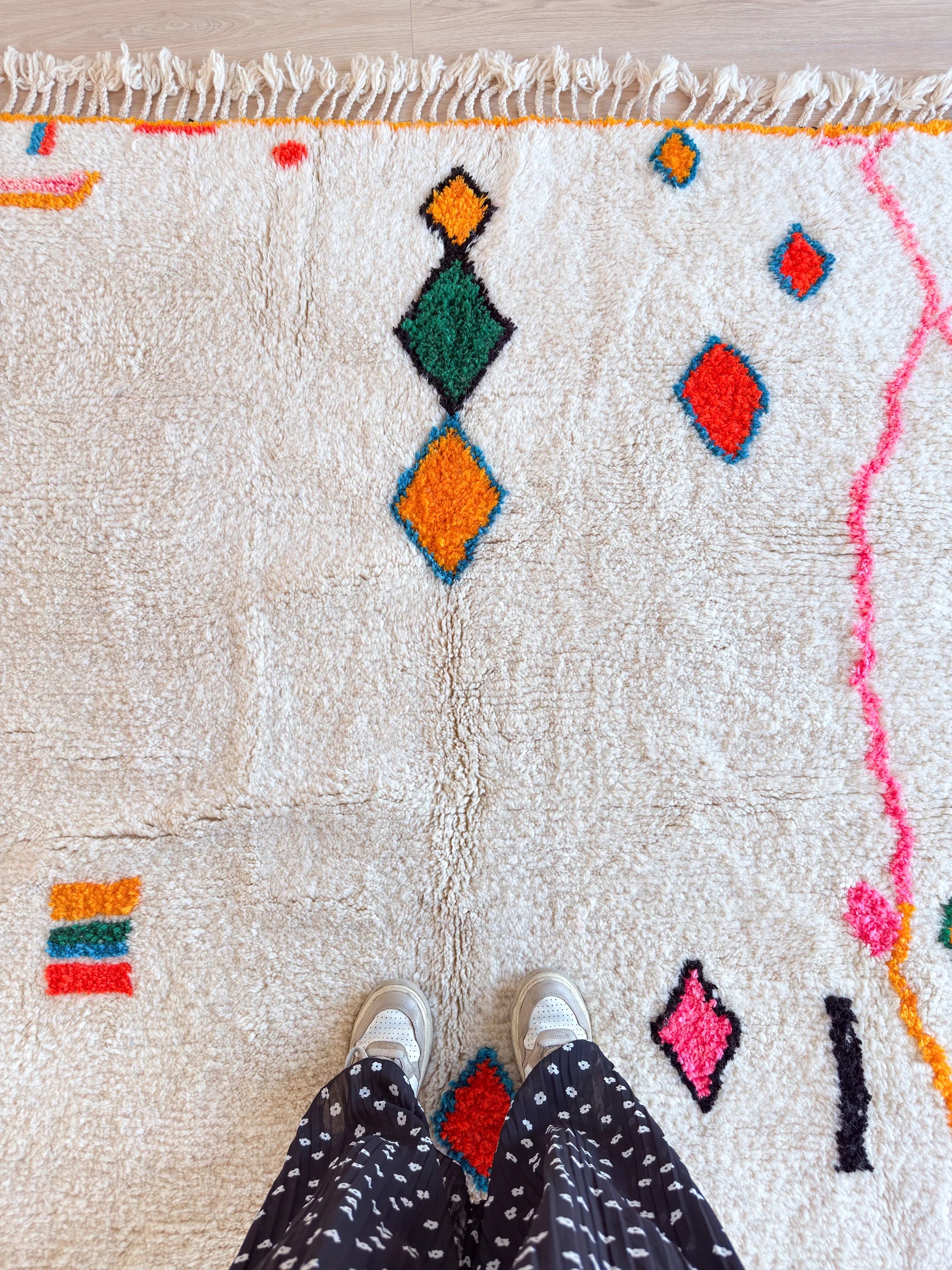 Tapis berbère coloré 206 x 330 cm - n°2563