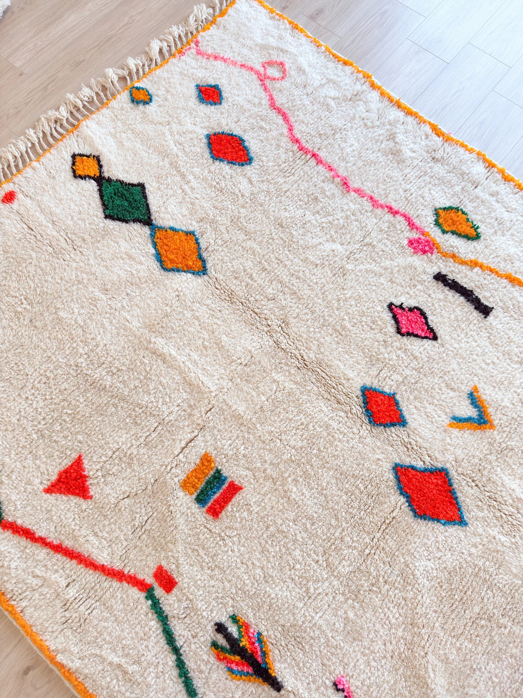 Tapis berbère coloré 206 x 330 cm - n°2563