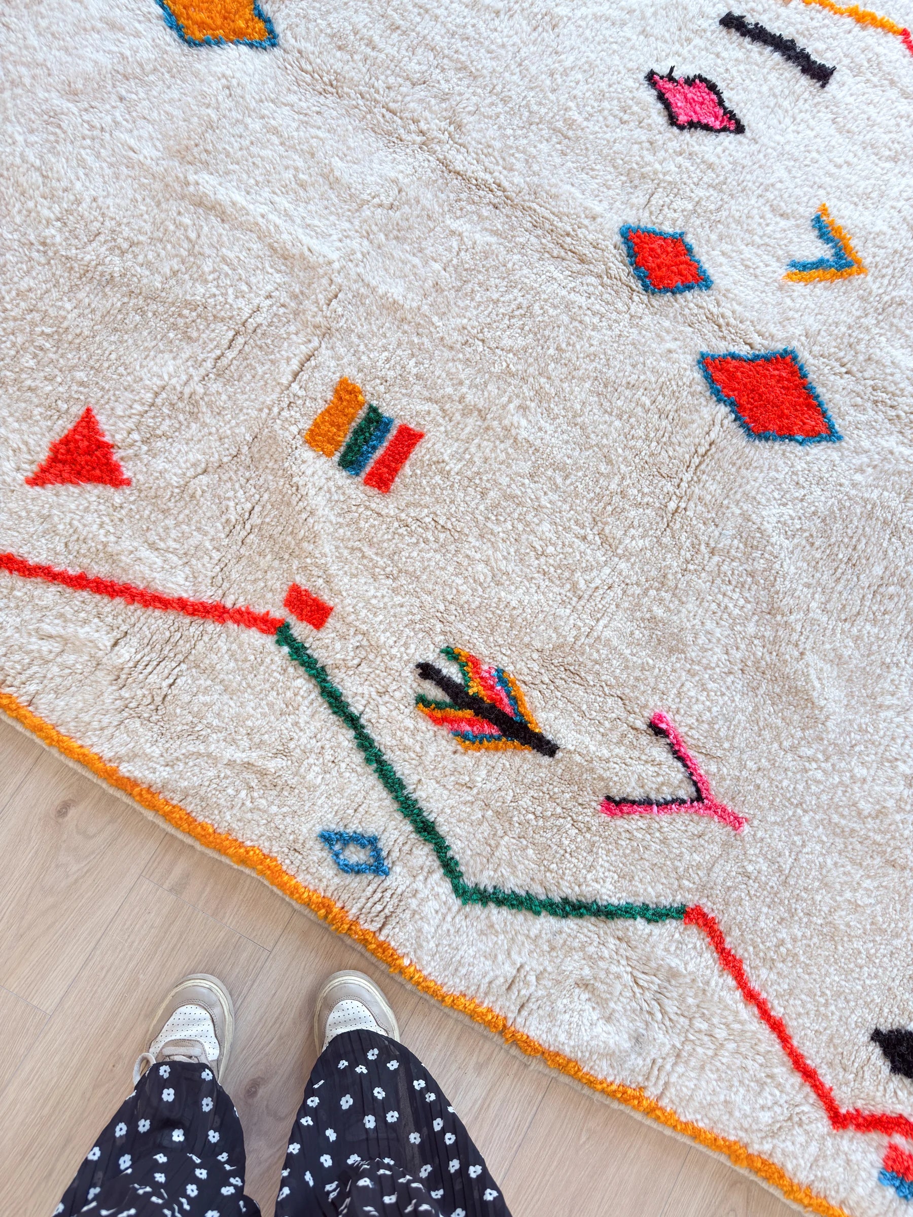 Tapis berbère coloré 206 x 330 cm - n°2563