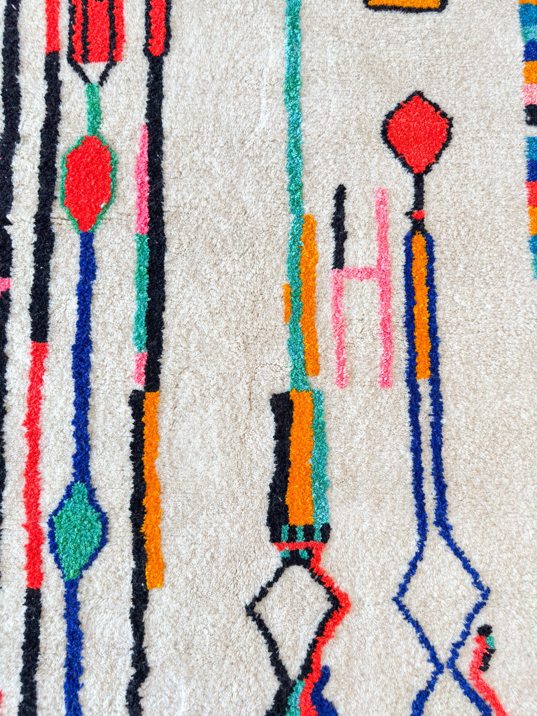 Tapis berbère coloré 155 x 277 cm - n°2579