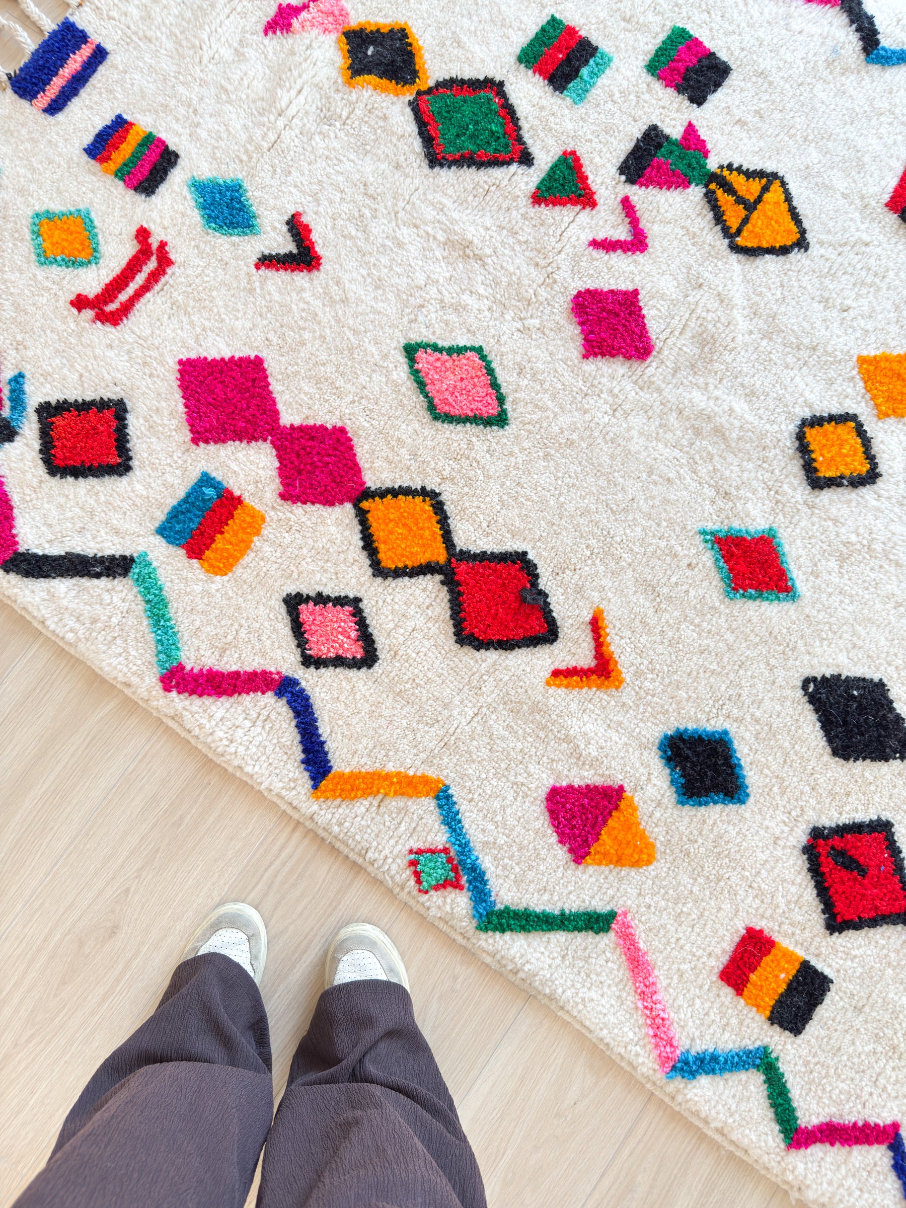 Tapis berbère coloré 146 x 248 cm - n°2592