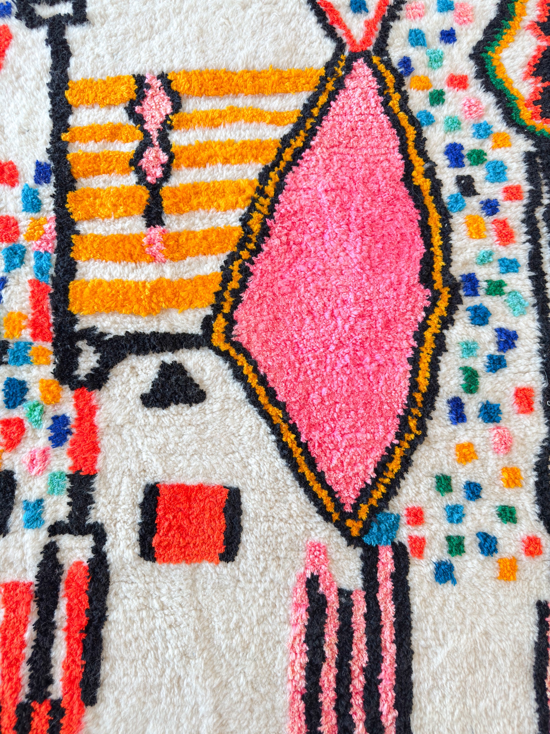 Tapis berbère coloré 101 x 179 cm - n°2593