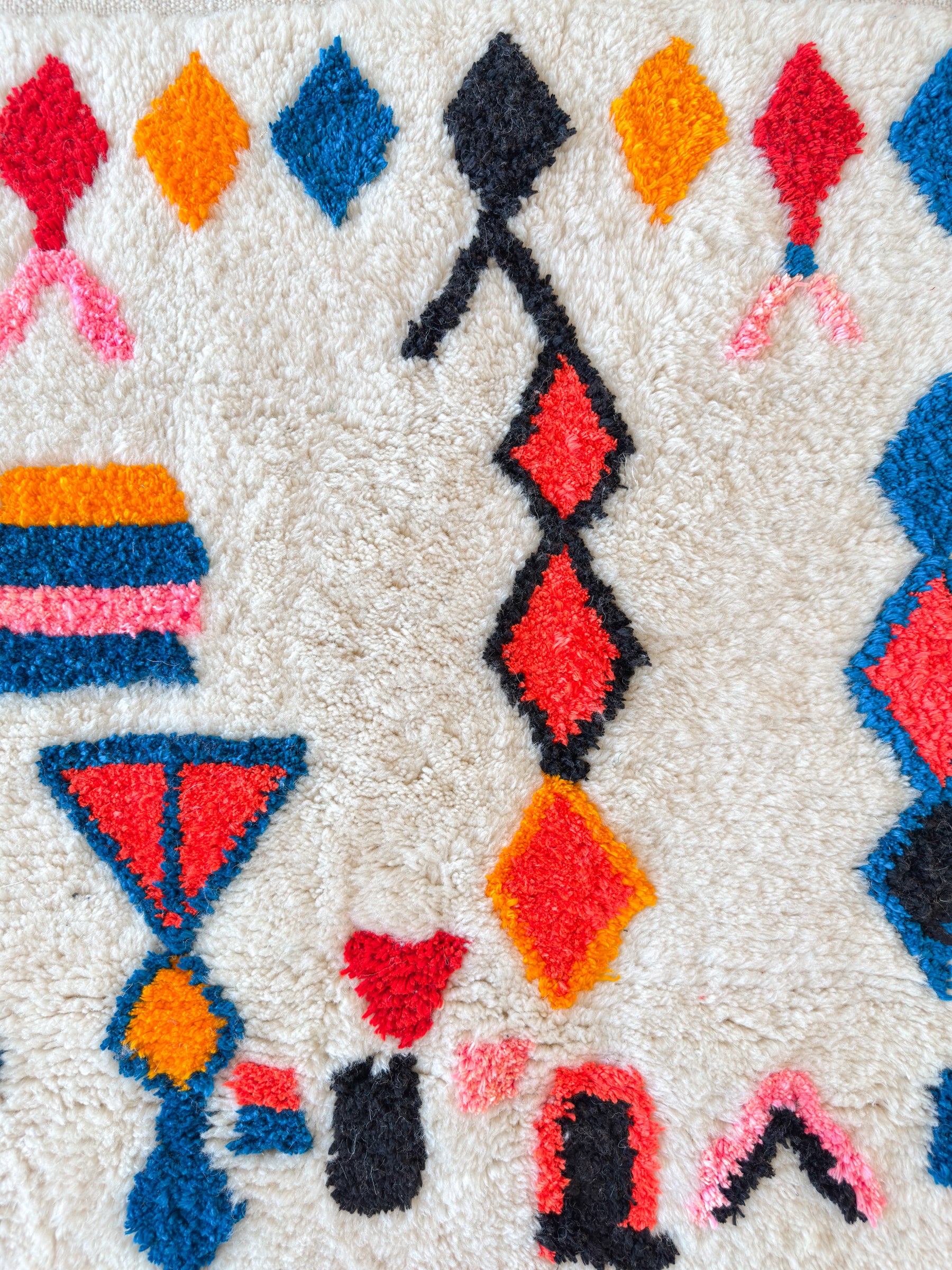 Tapis berbère coloré 99 x 177 cm - n°2576