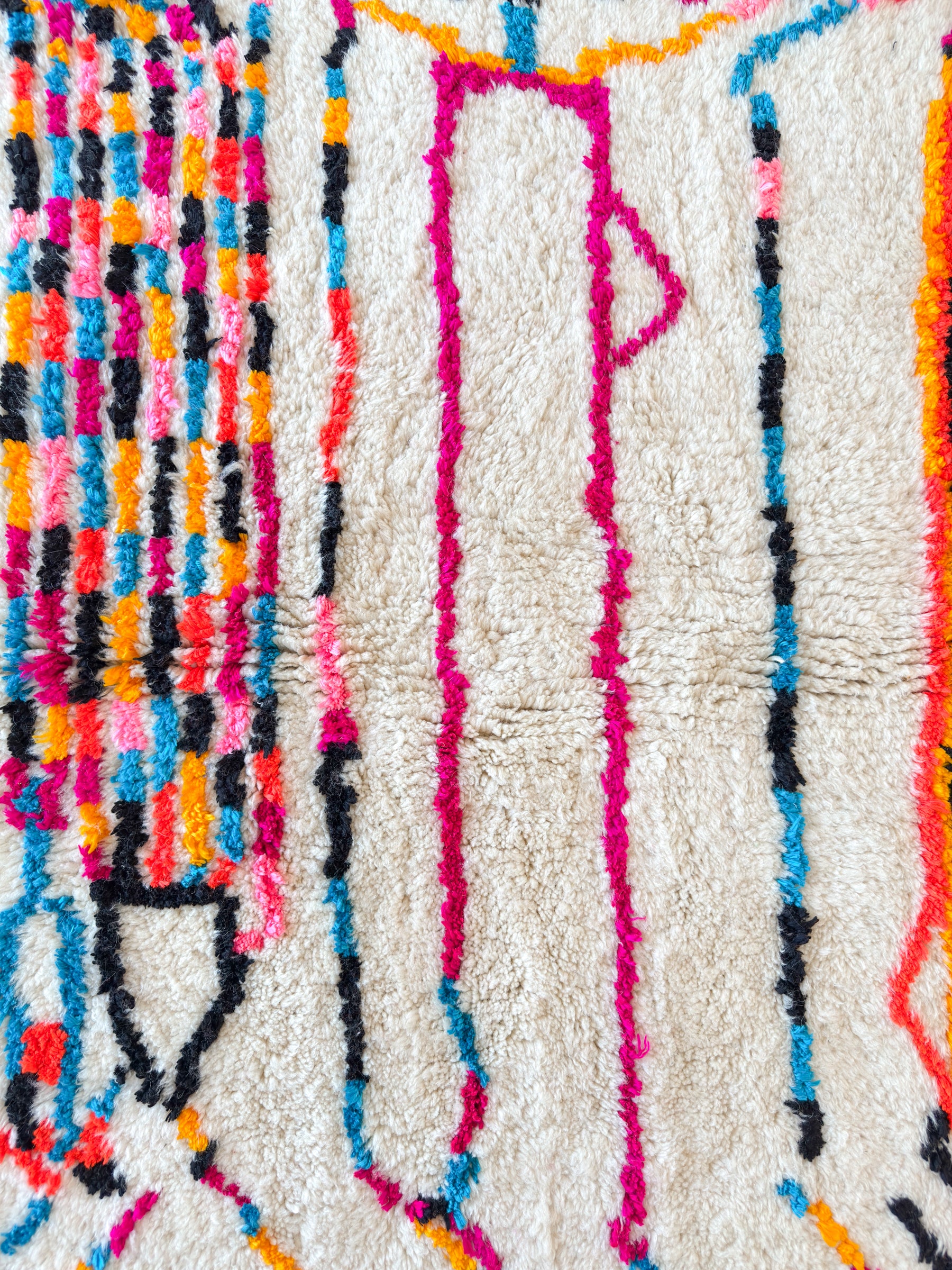 Tapis berbère coloré 107 x 173 cm - n°2602