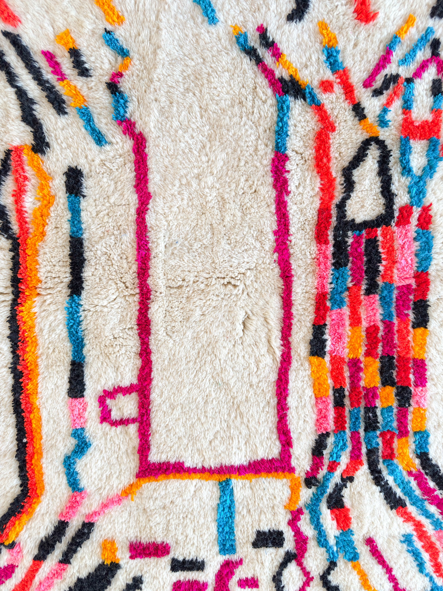 Tapis berbère coloré 108 x 177 cm - n°2609