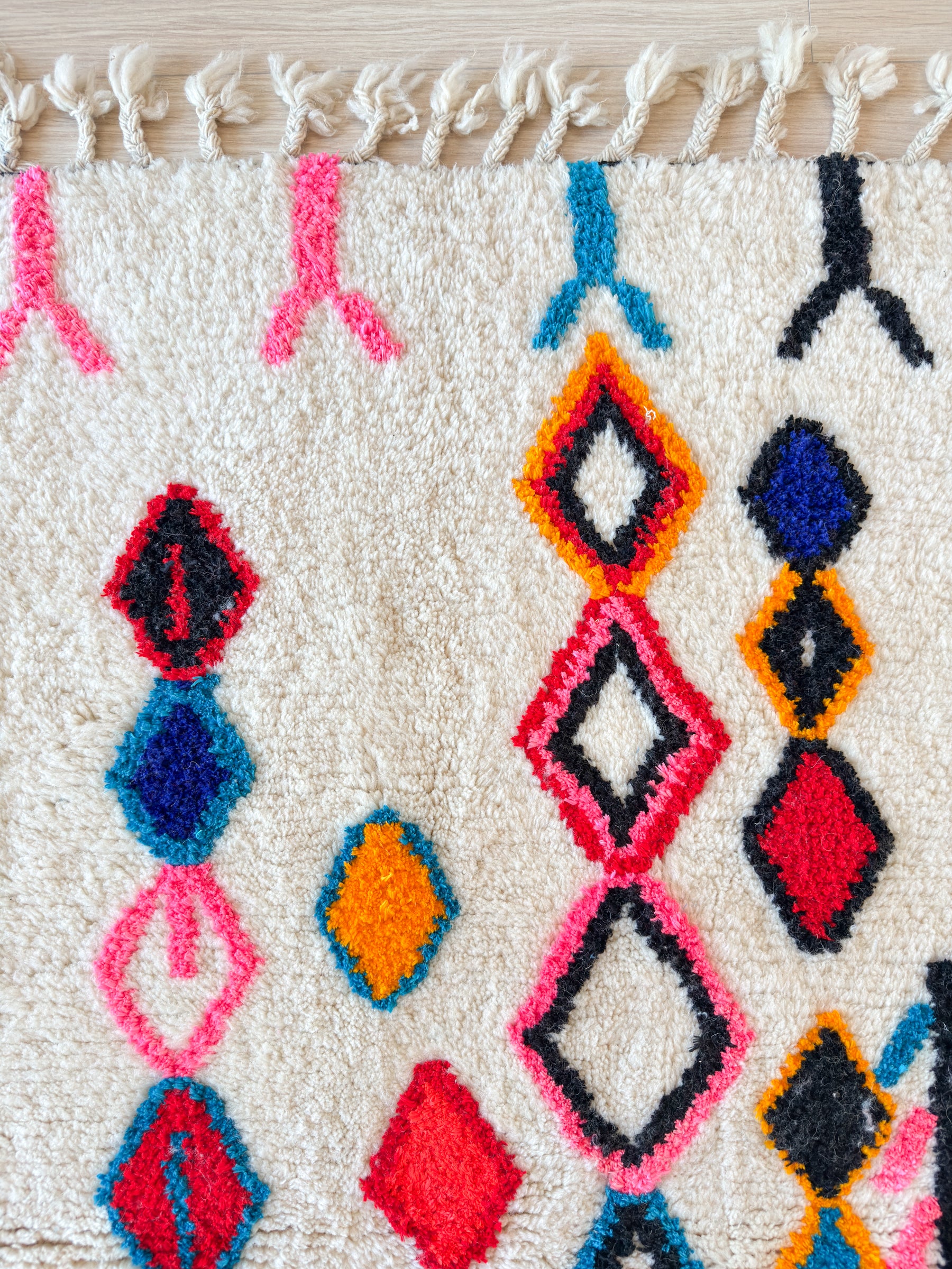 Tapis berbère coloré 107 x 171 cm - n°2586