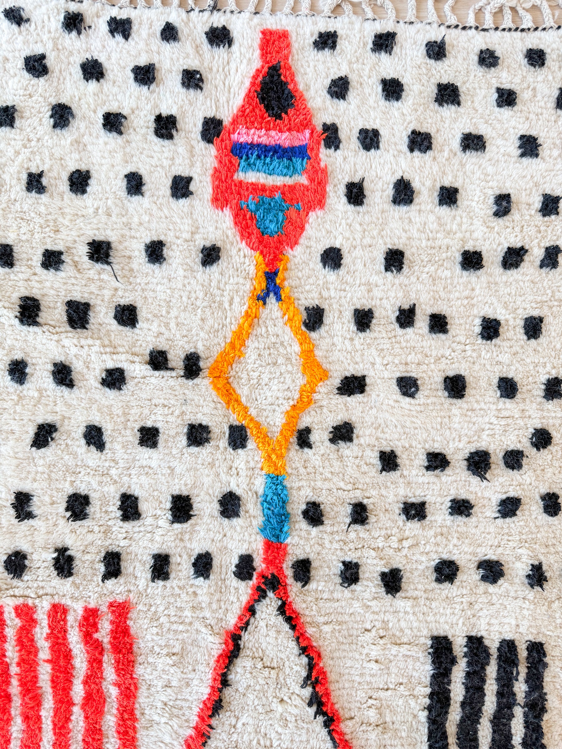 Tapis berbère coloré 200 x 314 cm - n°2600