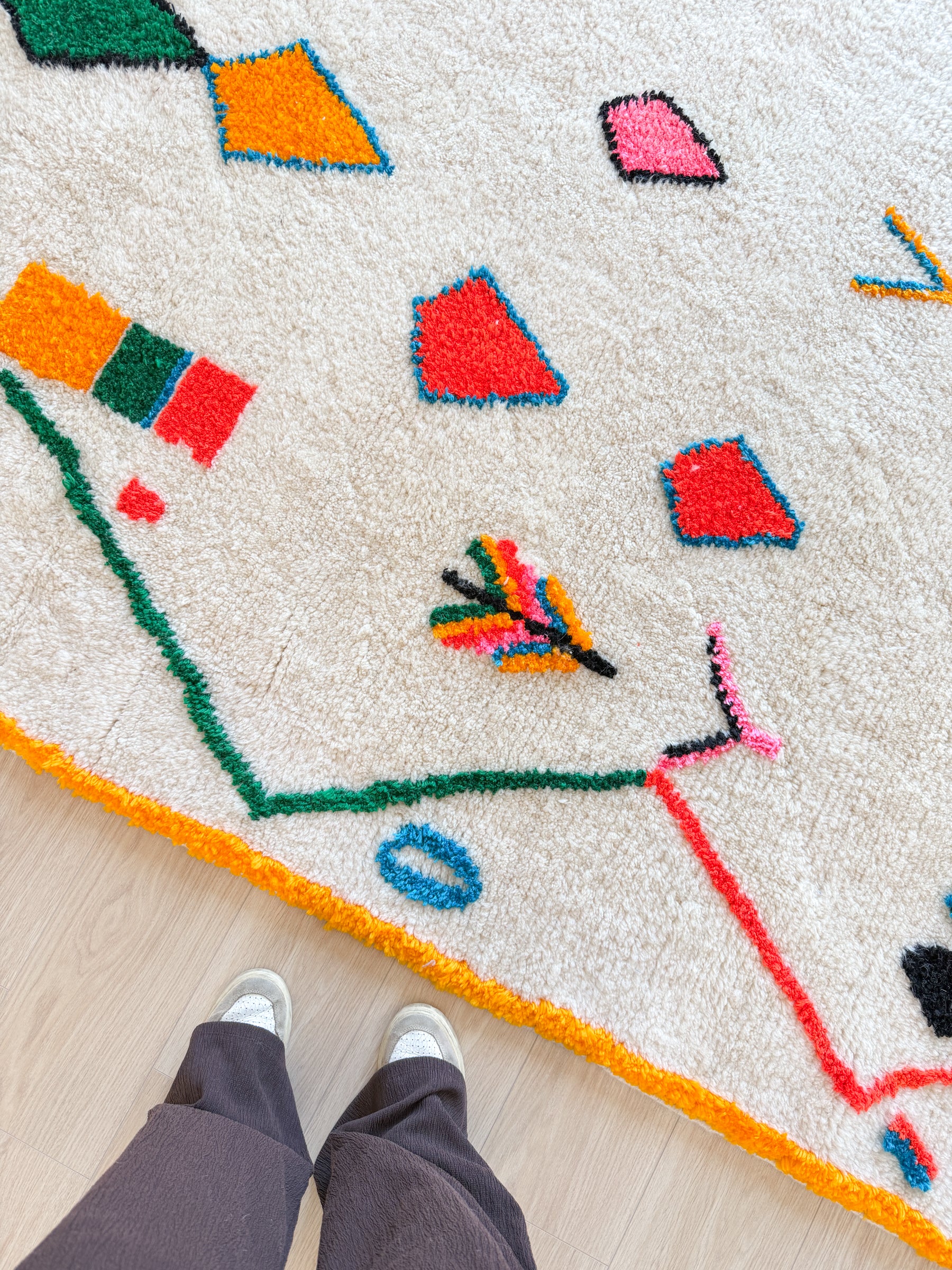 Tapis berbère coloré 192 x 310 cm - n°2578