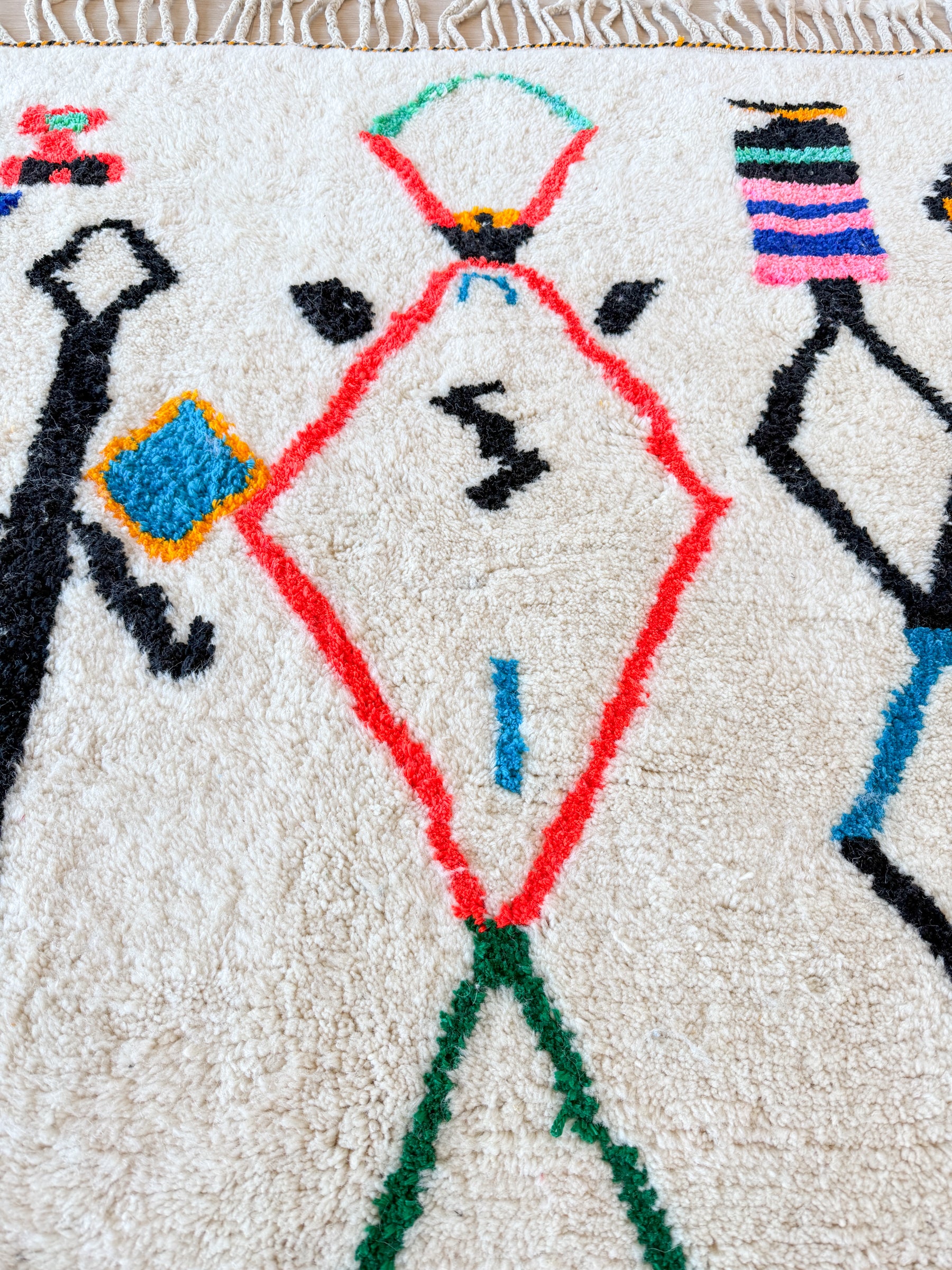 Tapis berbère coloré 159 x 302 cm - n°2583