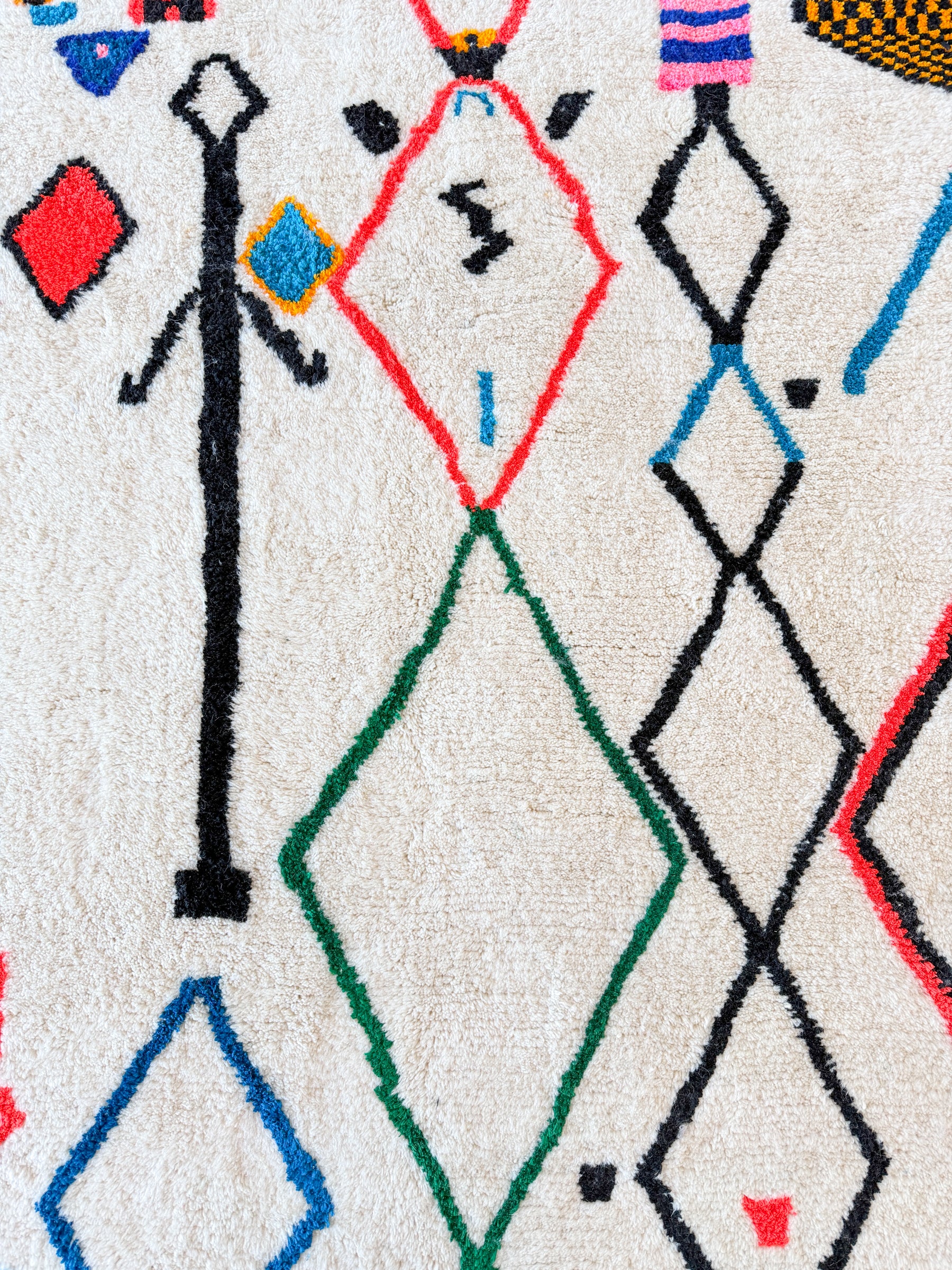 Tapis berbère coloré 159 x 302 cm - n°2583