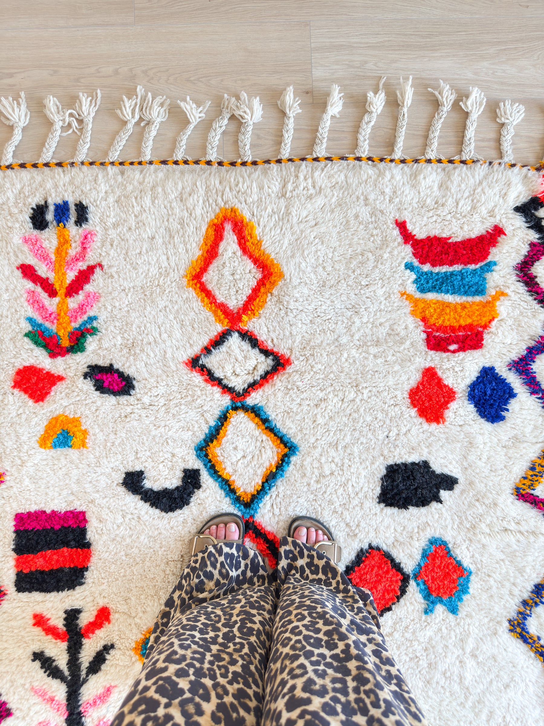 Tapis berbère coloré 142 x 240 cm - n°2598