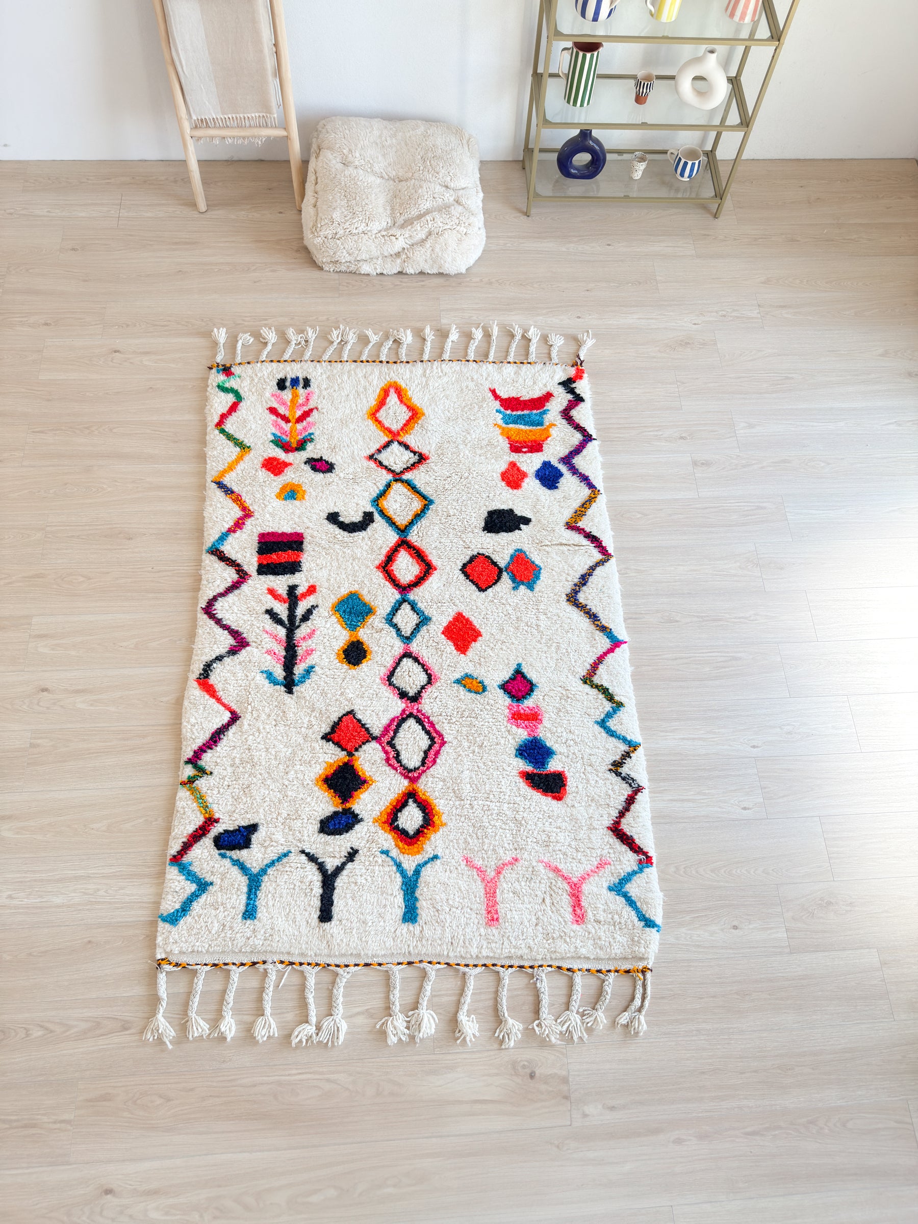 Tapis berbère coloré 142 x 240 cm - n°2598