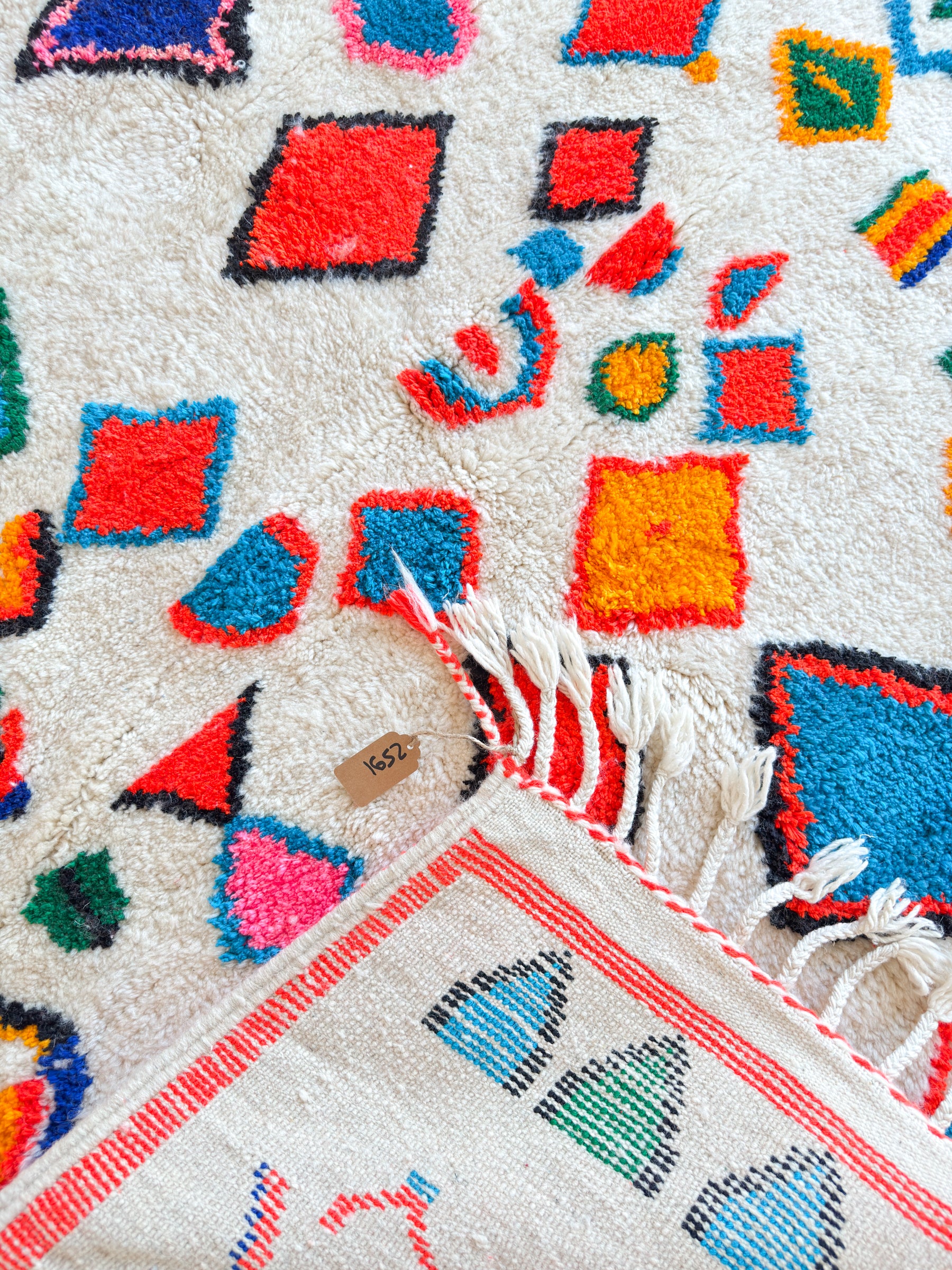 Tapis berbère coloré 154 x 241 cm - n°2591