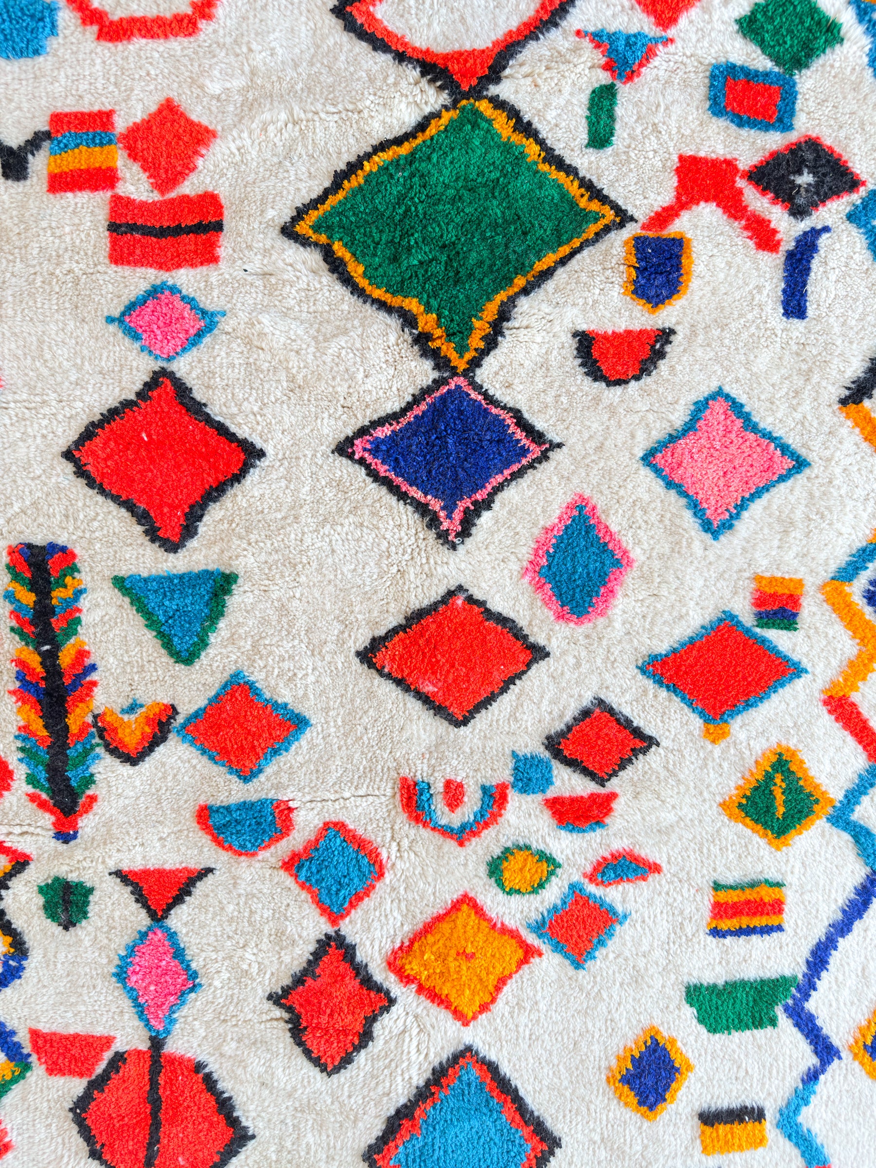 Tapis berbère coloré 154 x 241 cm - n°2591