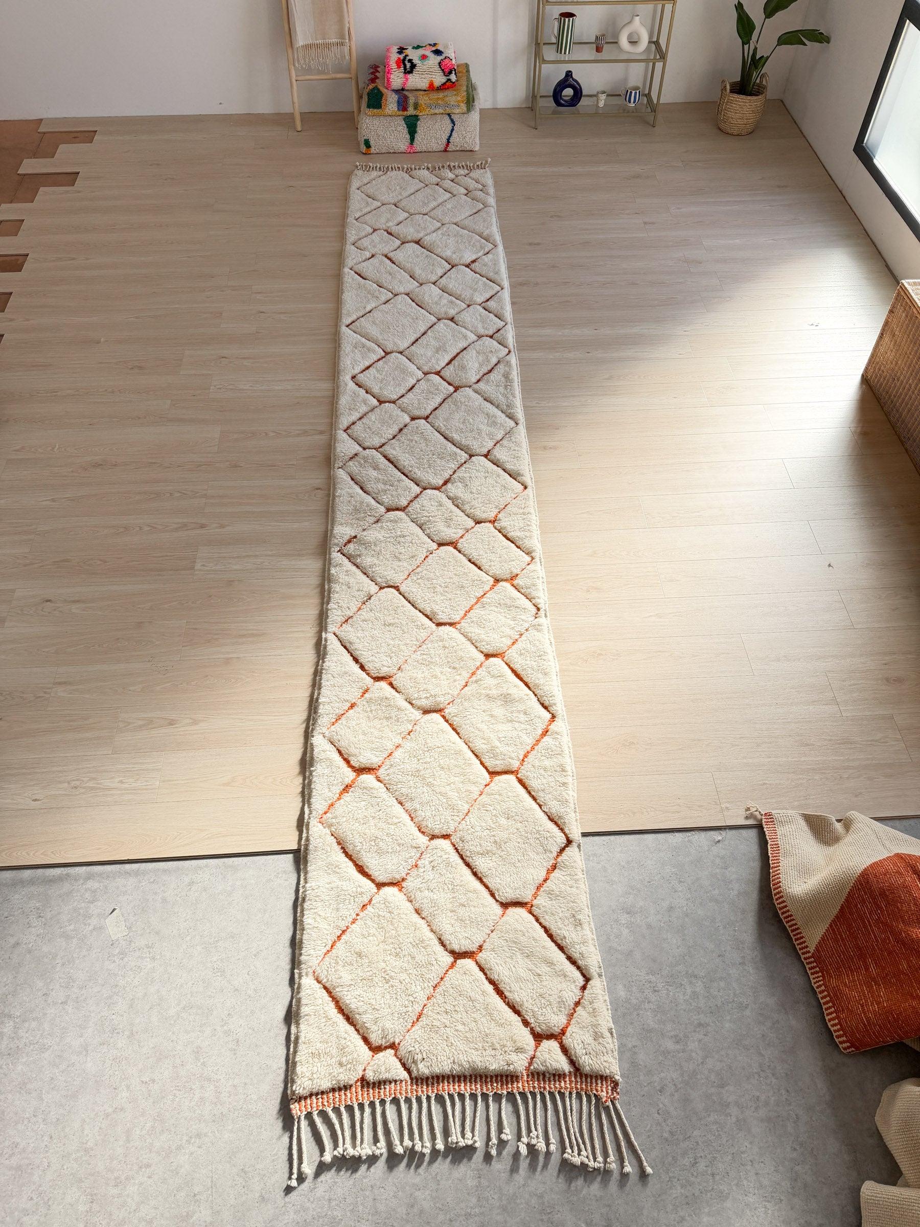 Tapis de couloir M'rirt 90 x 544 cm - n°2300