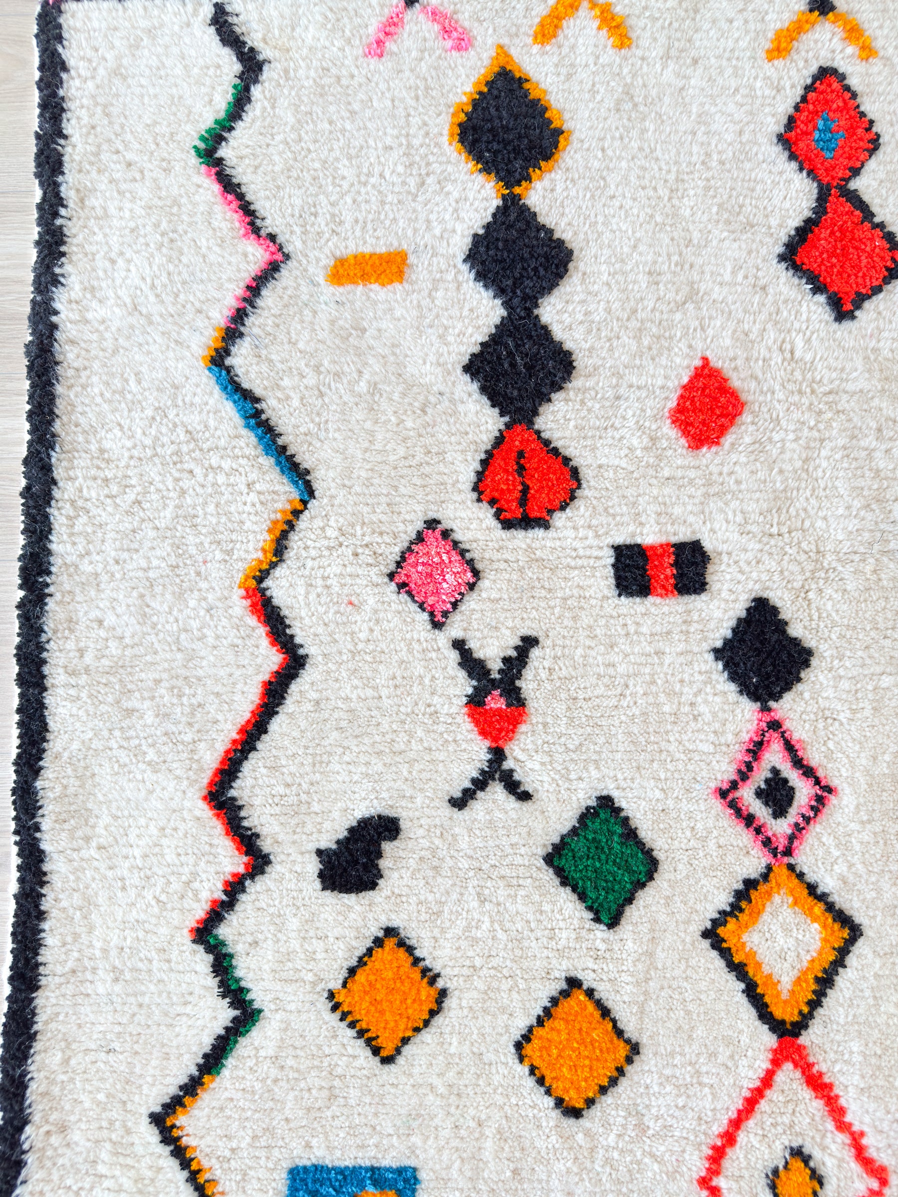 Tapis berbère coloré 156 x 220 cm - n°2595