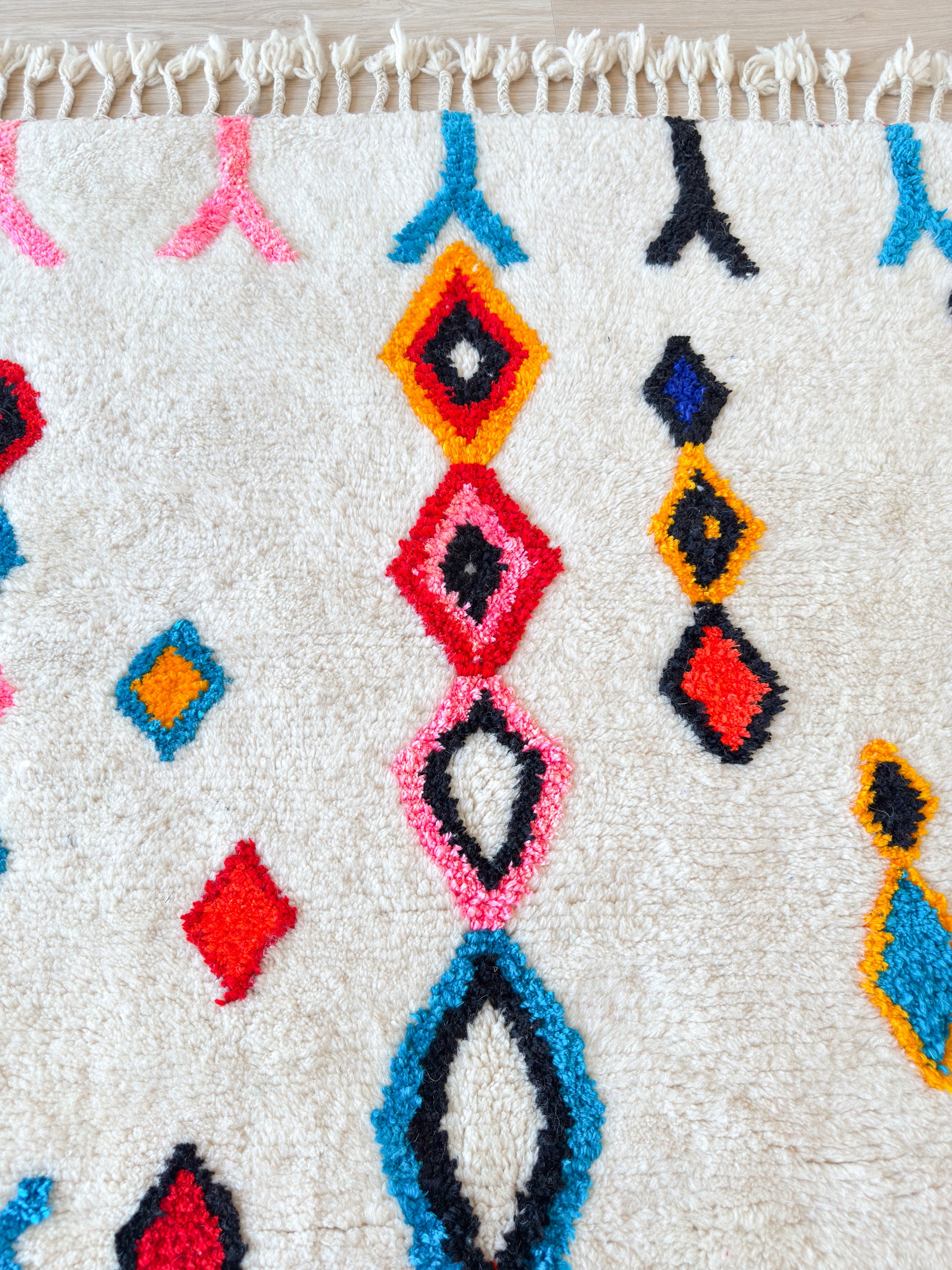 Tapis berbère coloré 148 x 218 cm - n°2588