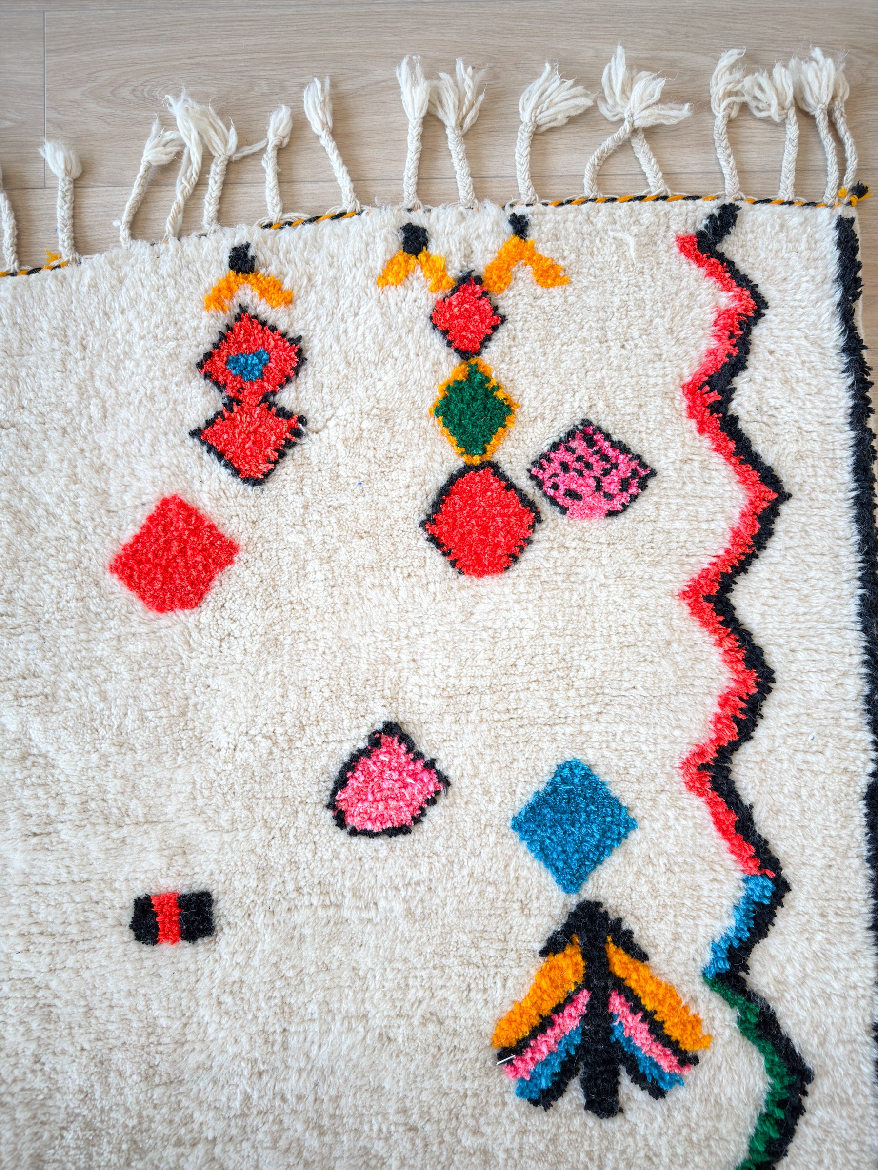 Tapis berbère coloré 140 x 270 cm - n°2584